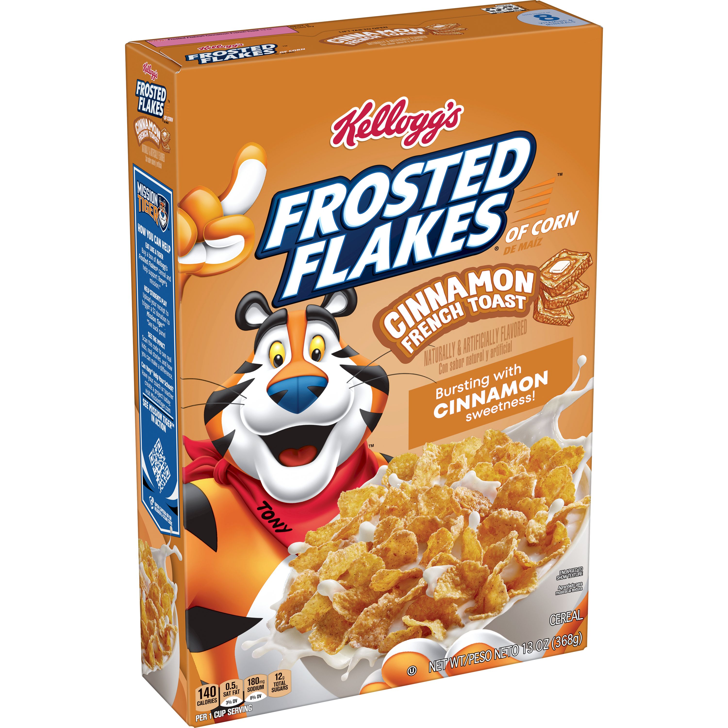 Kellogg s Frosted Flakes Cinnamon French Toast SmartLabel 