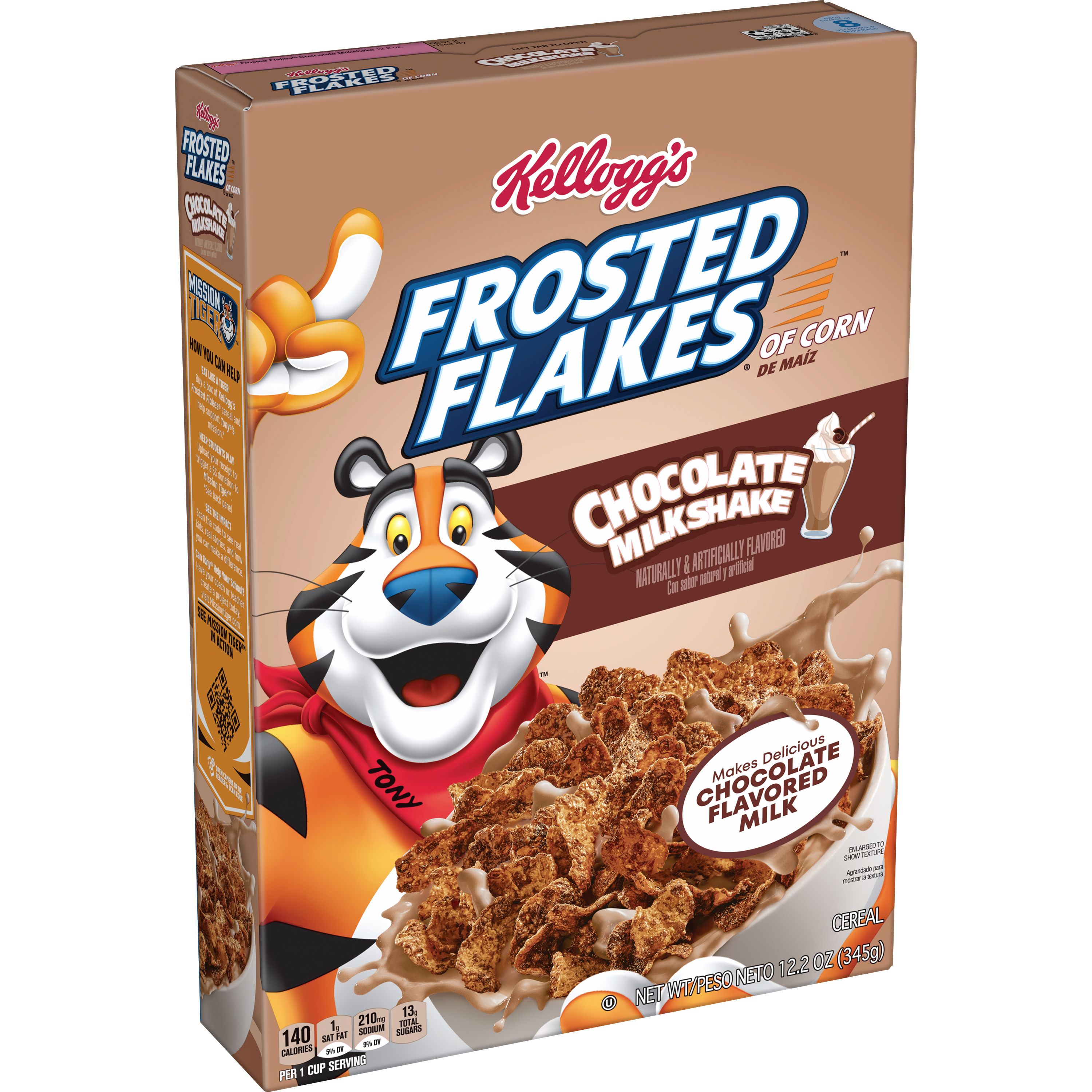 Kellogg's Frosted Flakes® Chocolate Milkshake