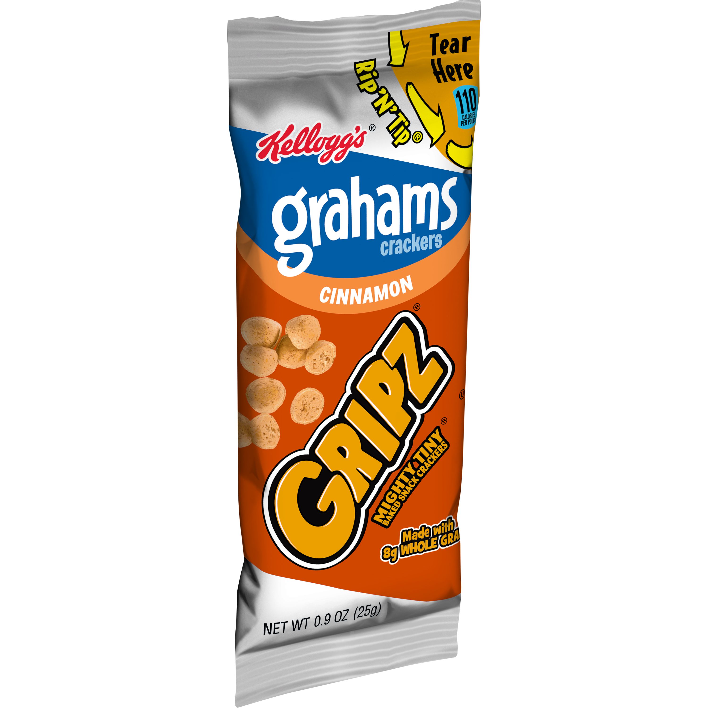 Kellogg's® Gripz® Grahams Cinnamon SmartLabel™