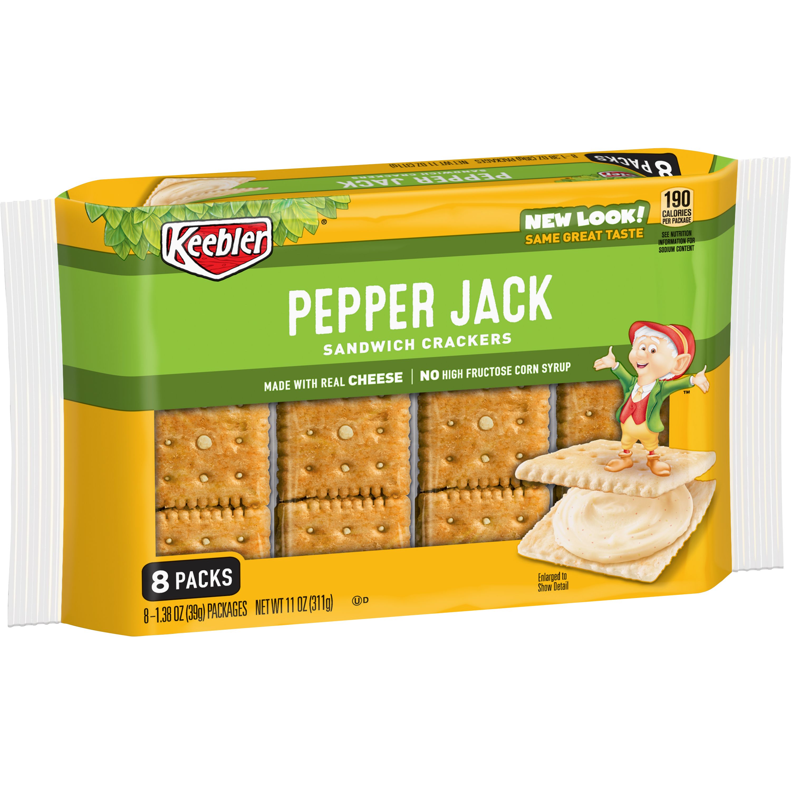 Brand - Happy Belly Pepper Jack Cheese Block, 8 Ounce