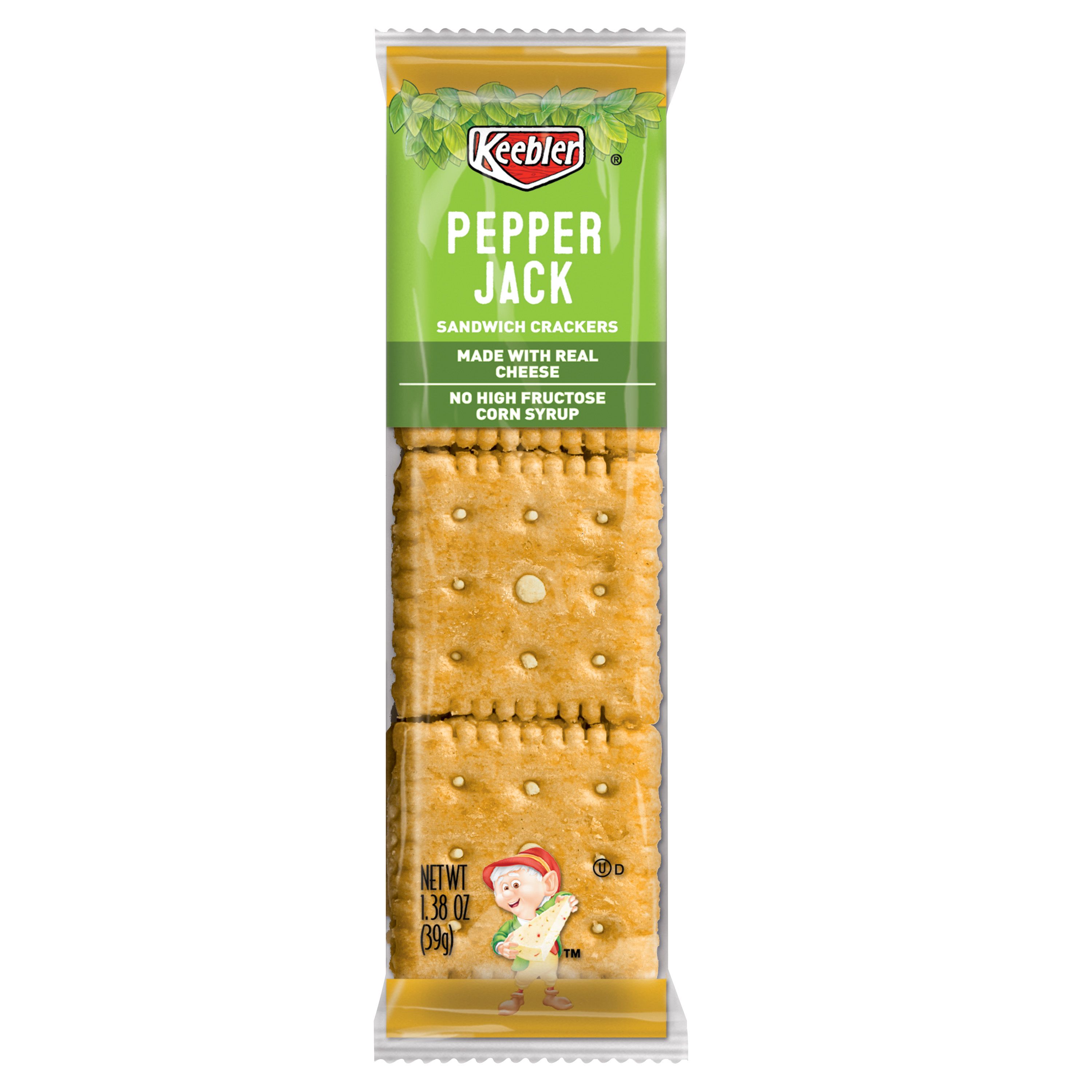 Kelloggs® Pepper Jack sandwich crackers SmartLabel™