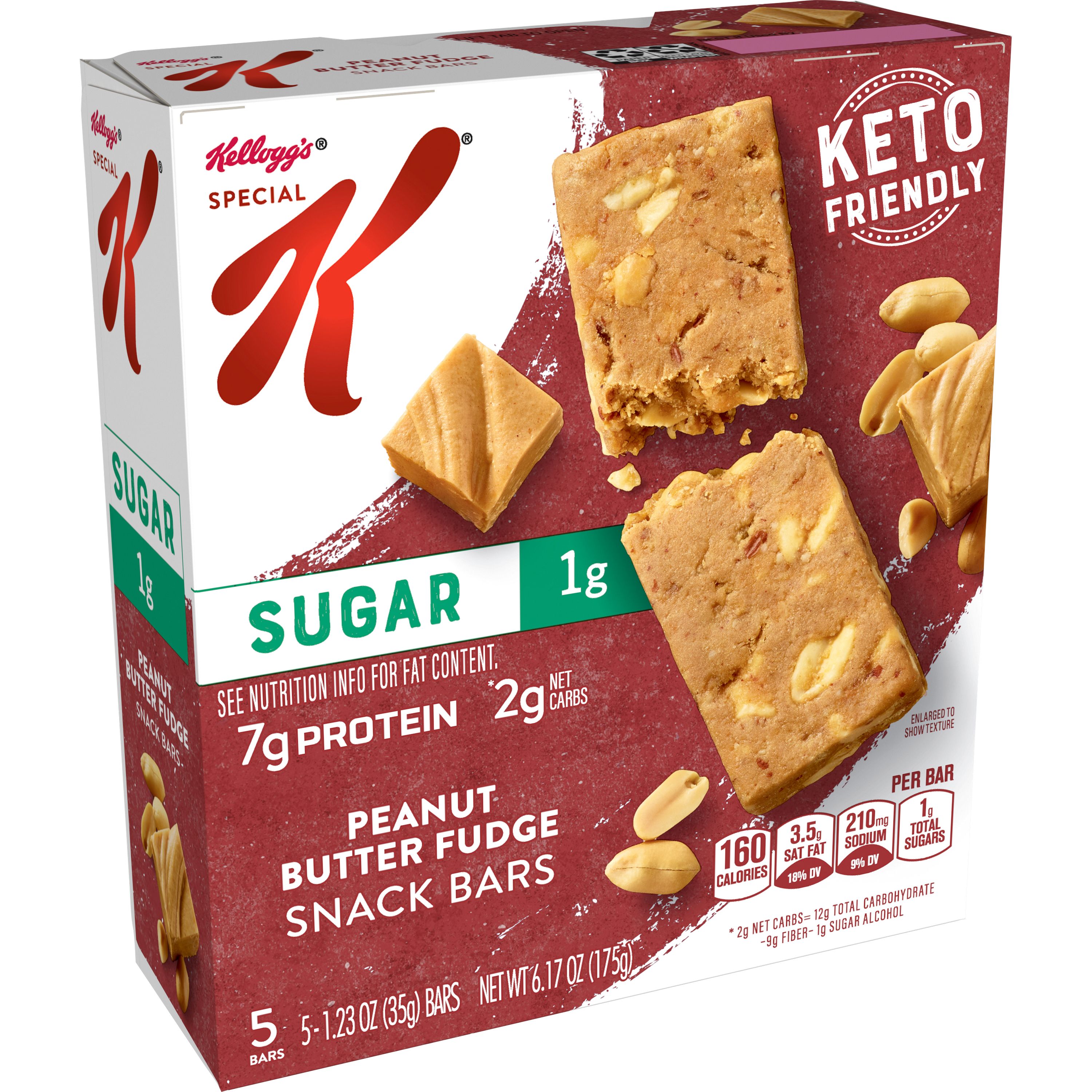 Kellogg's® Special K® Peanut Butter Fudge KetoFriendly Bars SmartLabel™