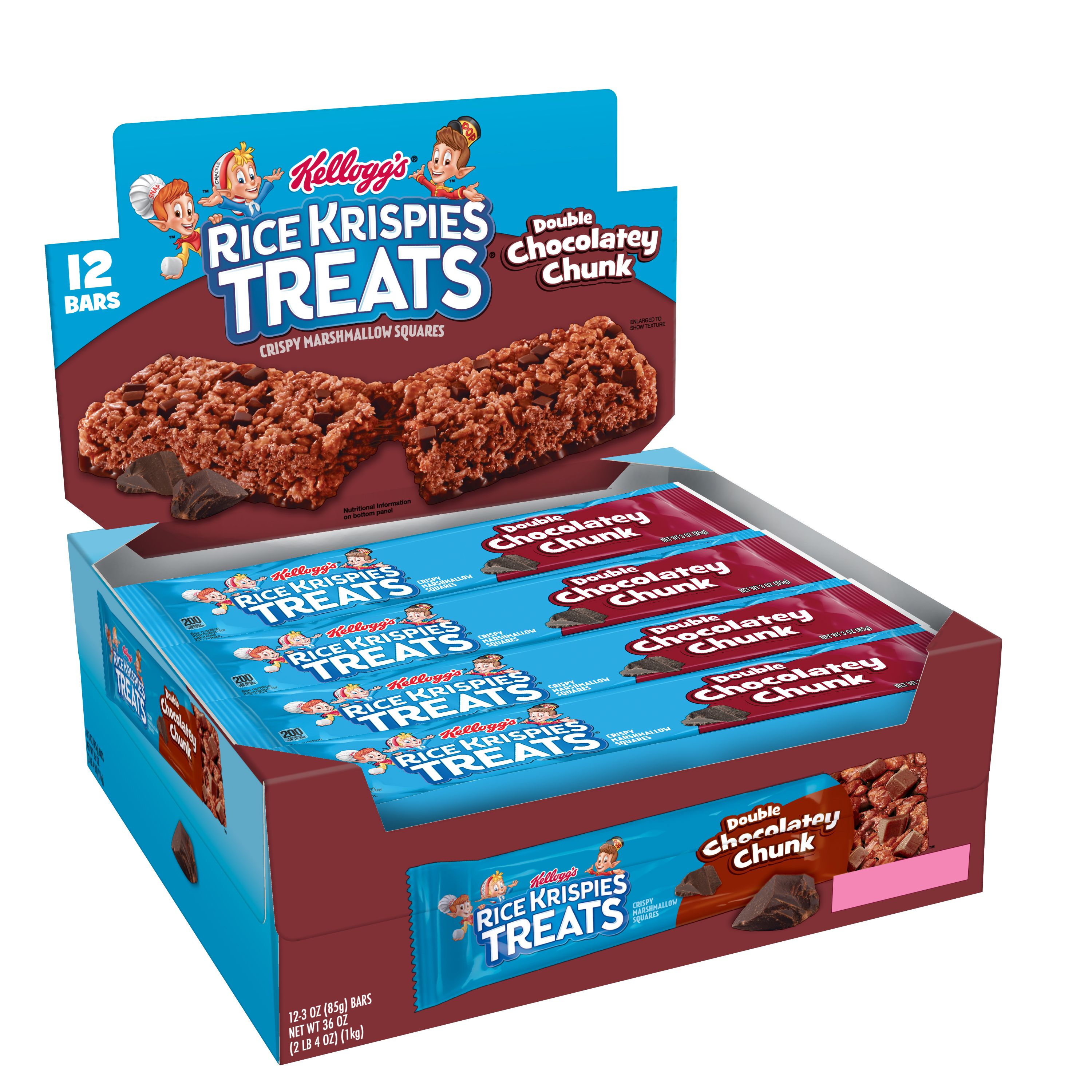 Kellogg's® Rice Krispies Treats® Double Chocolatey Chunk bars - SmartLabel™