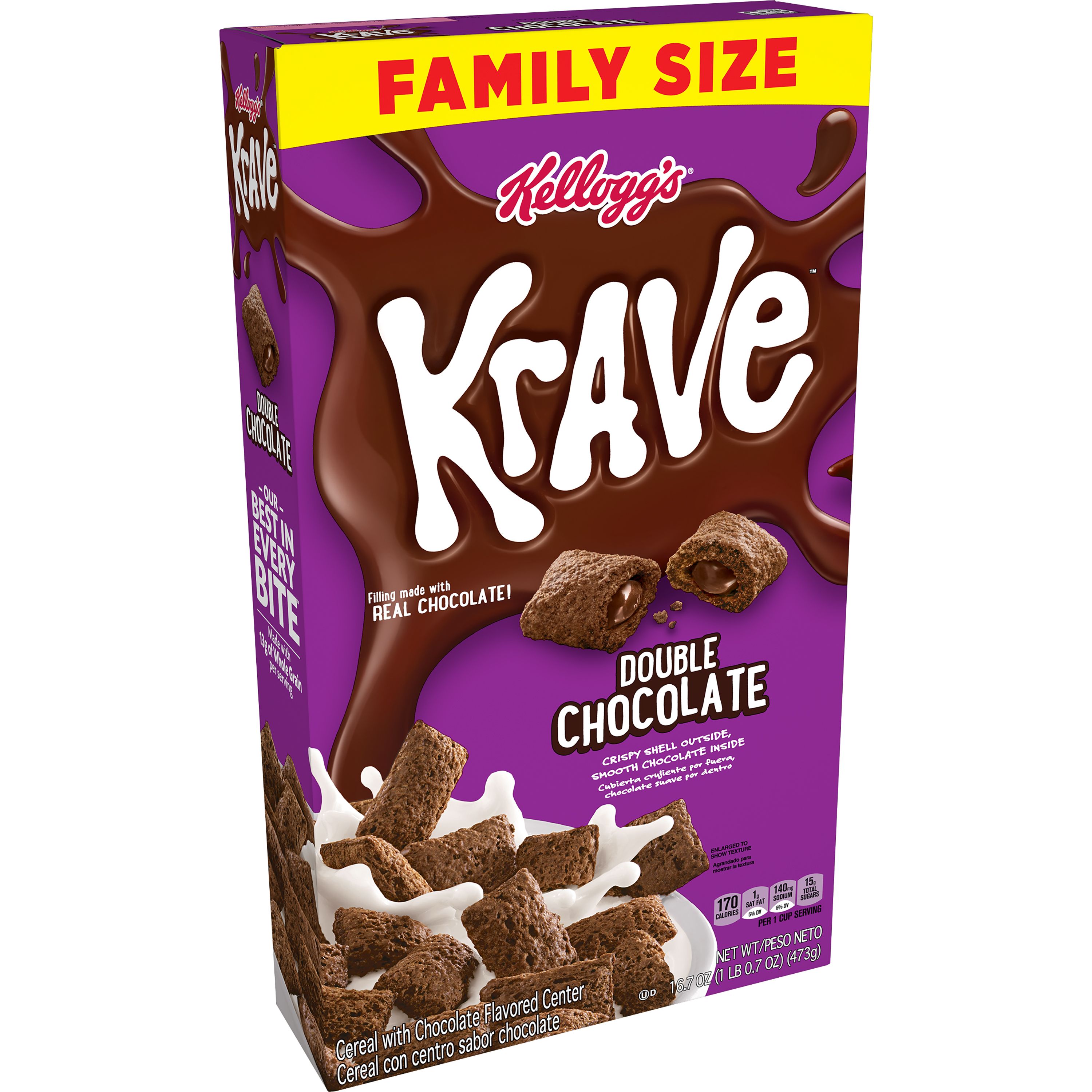 Kellogg S® Krave® Double Chocolate Cereal Smartlabel™