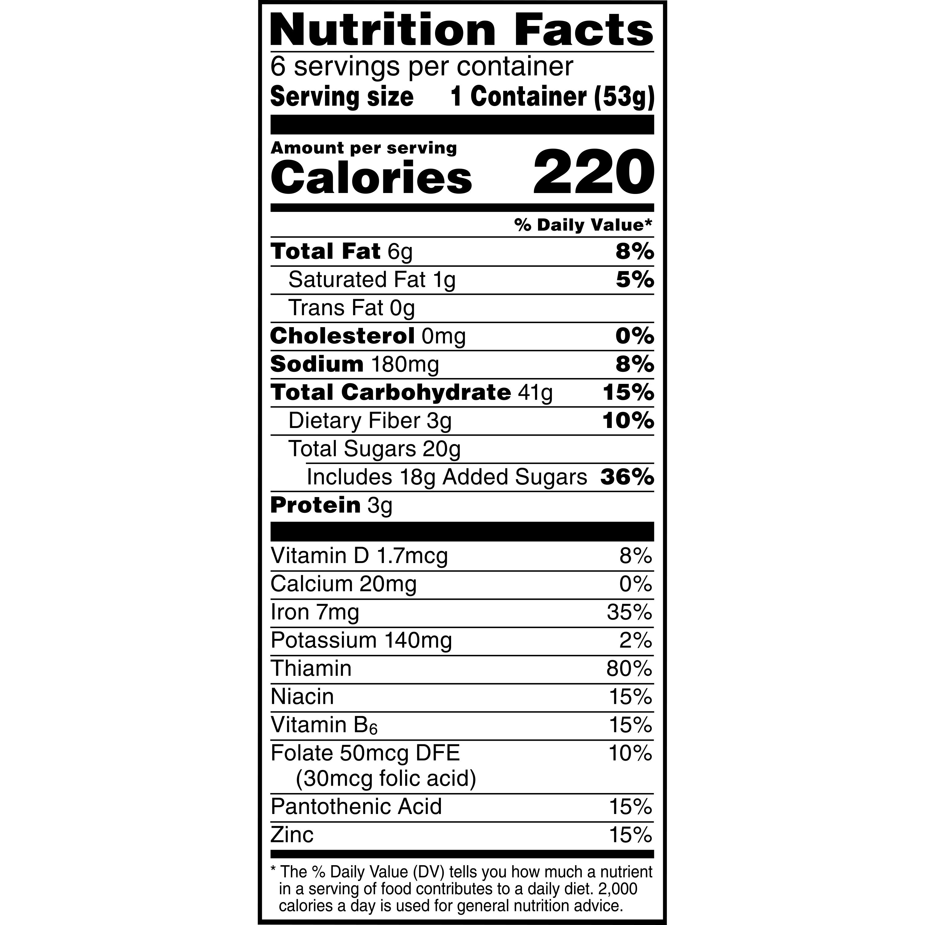 Krave Cereal Nutrition Label Labels Design Ideas Hot Sex Picture 