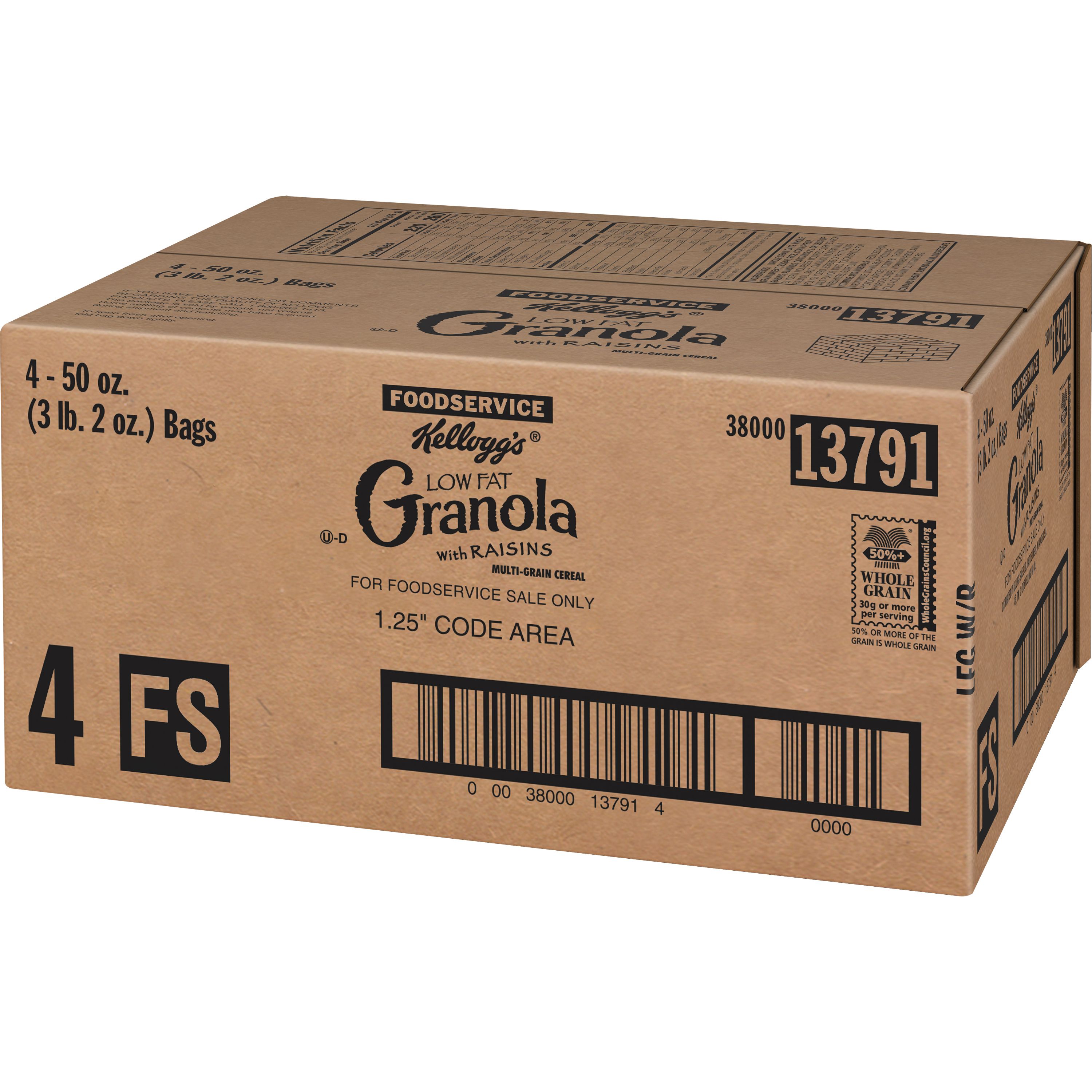 Kellogg's® Low Fat Granola With Raisins MultiGrain Cereal