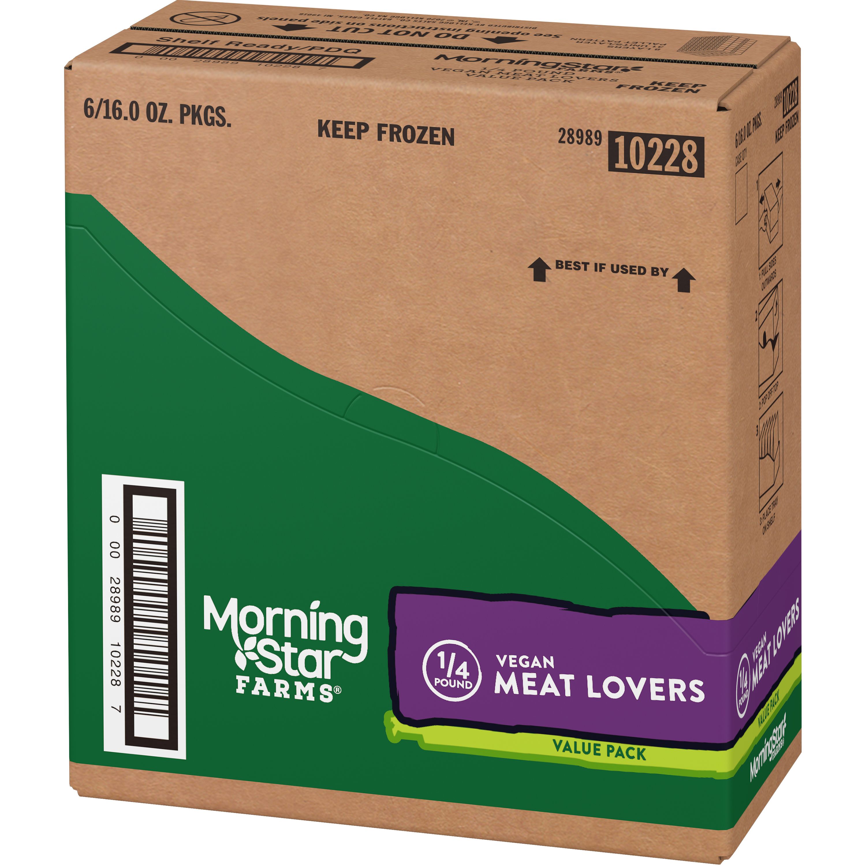 MorningStar Farms® Vegan Meat Lovers Burger