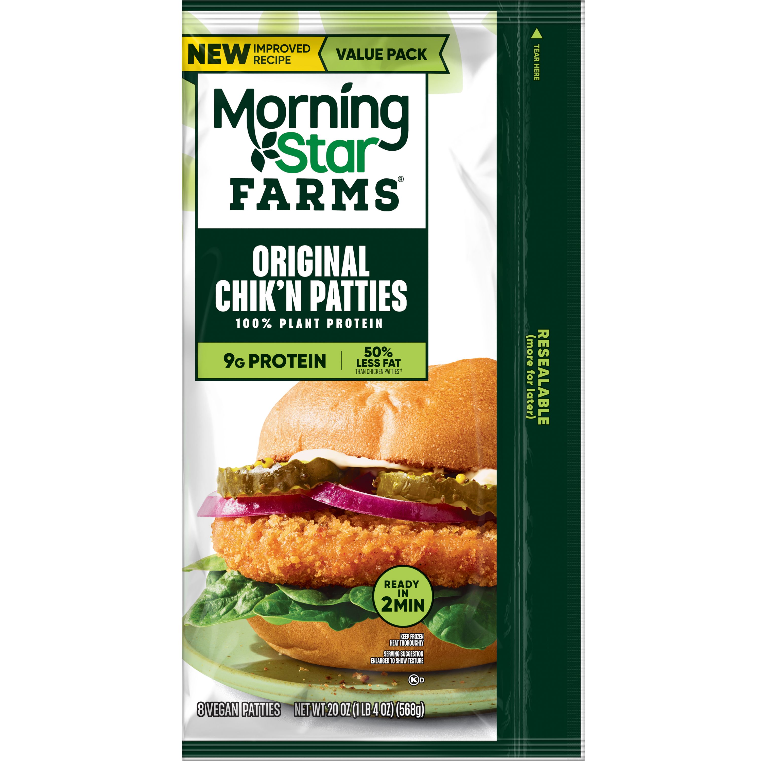 MorningStar Farms® Veggie Original Chik Patties® - SmartLabel™