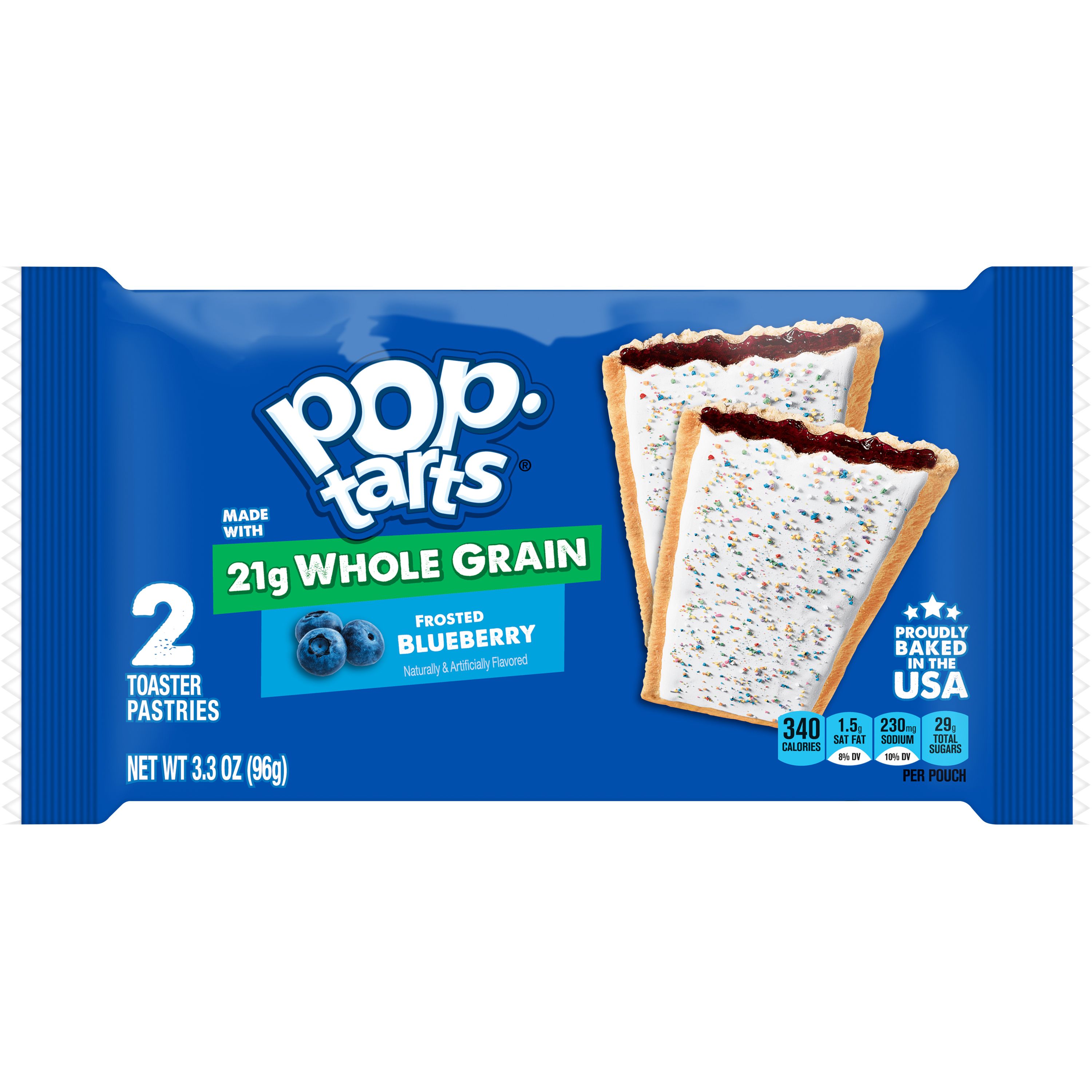 Kellogg’s® Pop-Tarts® Made With Whole Grain Frosted Blueberry