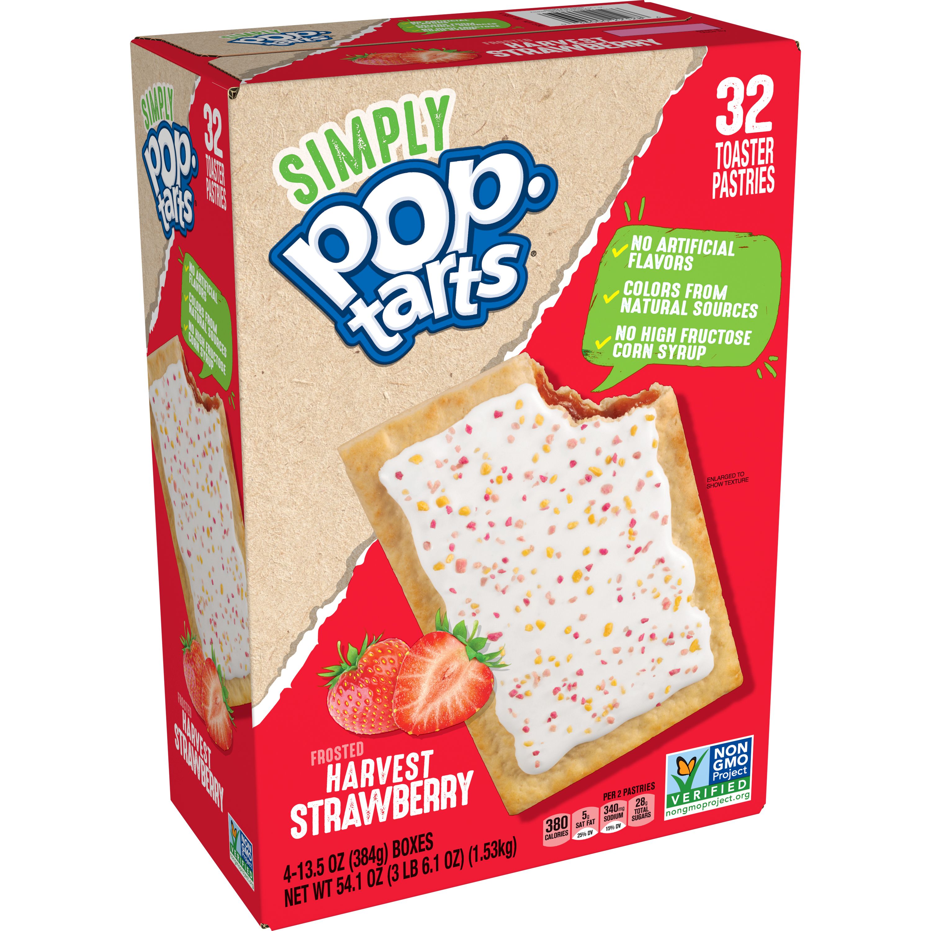 Simply Frosted Harvest Strawberry Pop-Tarts® - SmartLabel™