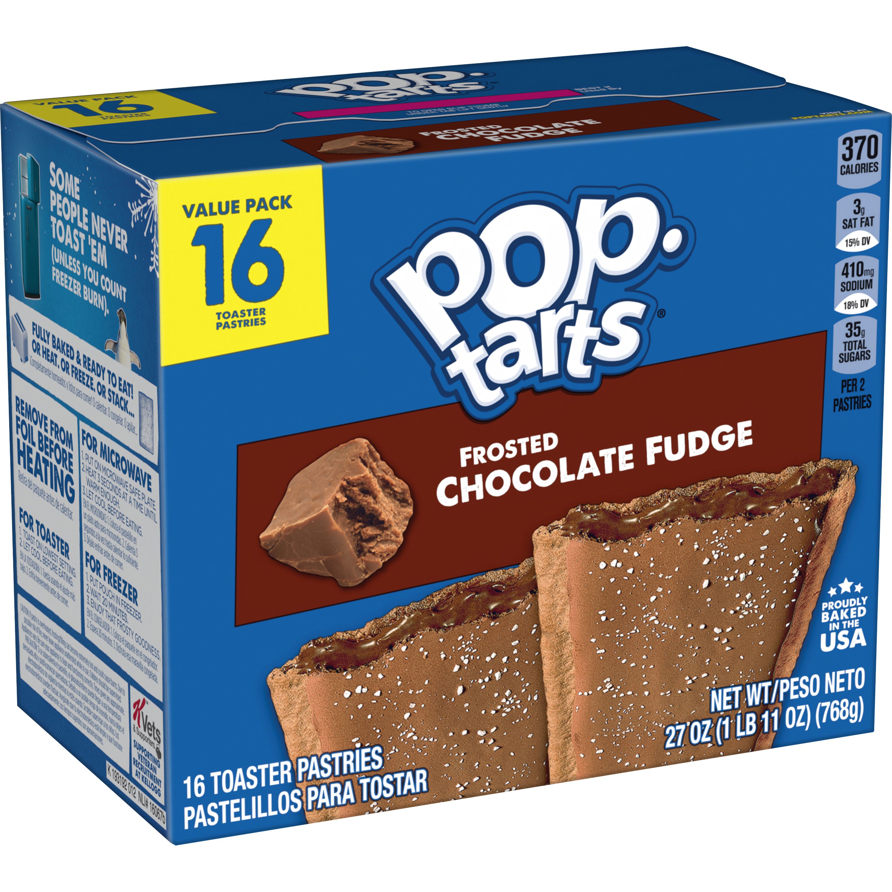 Frosted Chocolate Fudge Pop Tarts® Smartlabel™ 