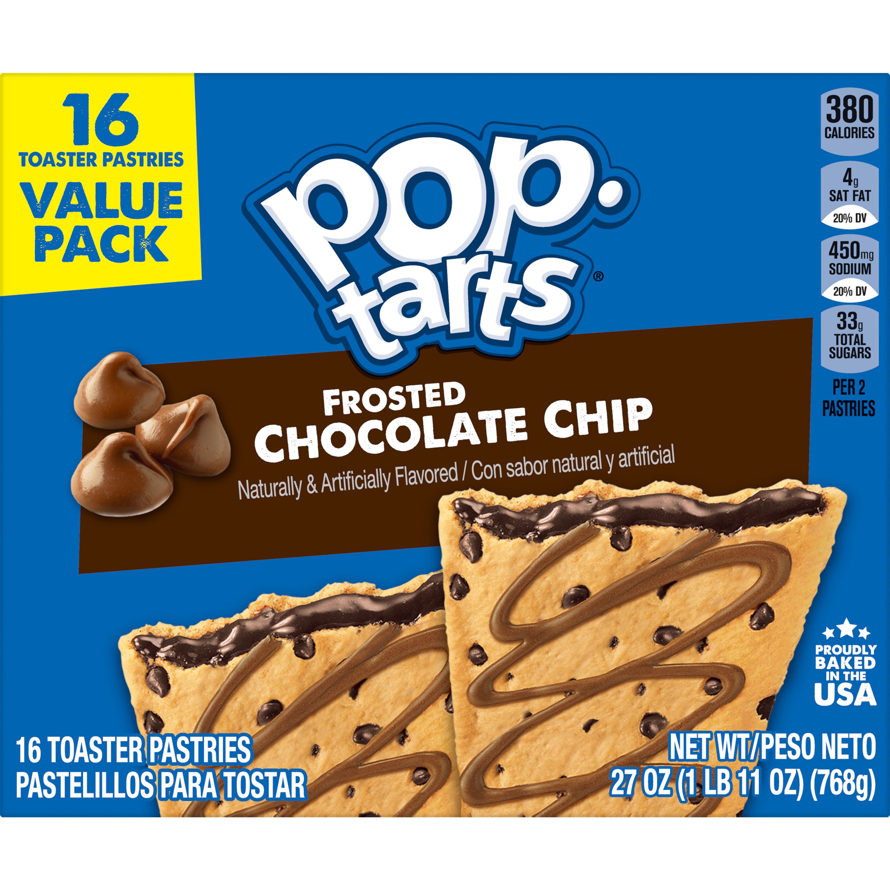 Frosted Chocolate Chip Pop-Tarts®