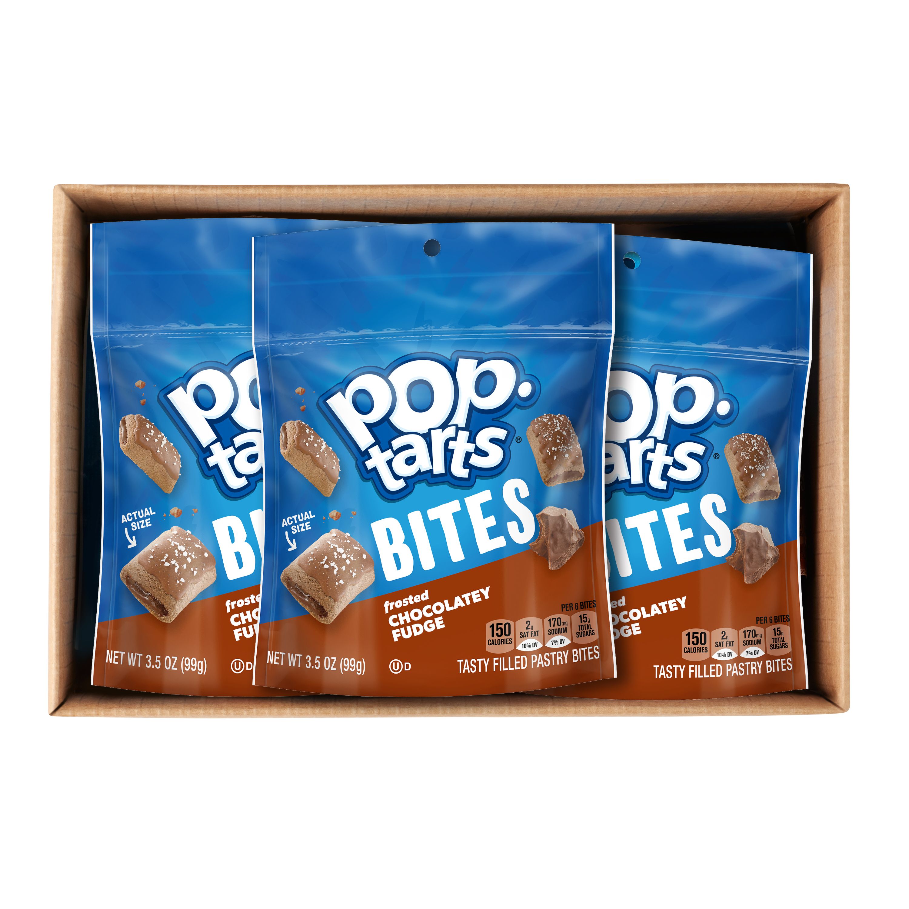 Frosted Chocolatey Fudge PopTarts® Bites