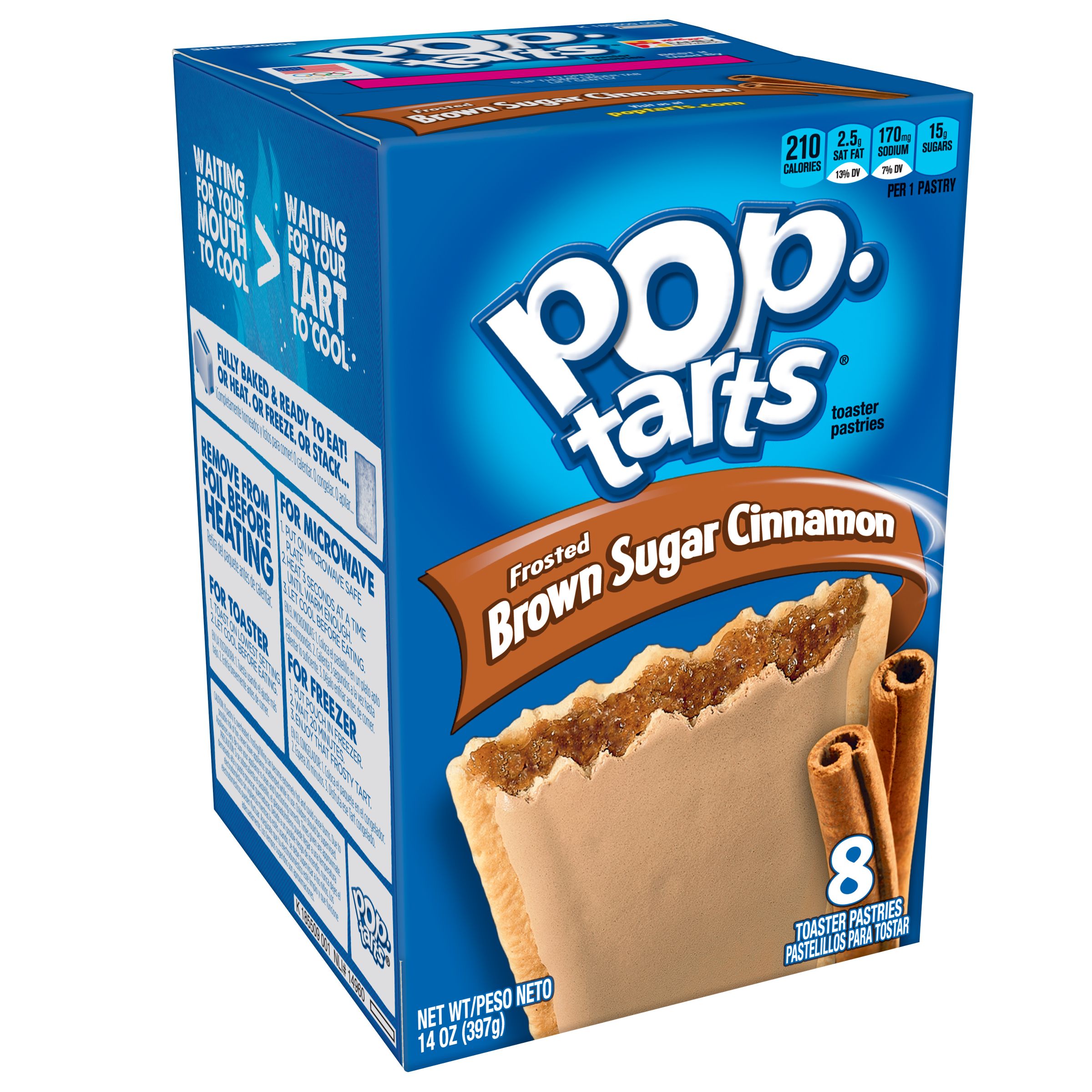 Rouwen enthousiast Ounce Frosted Brown Sugar Cinnamon Pop-Tarts® - SmartLabel™