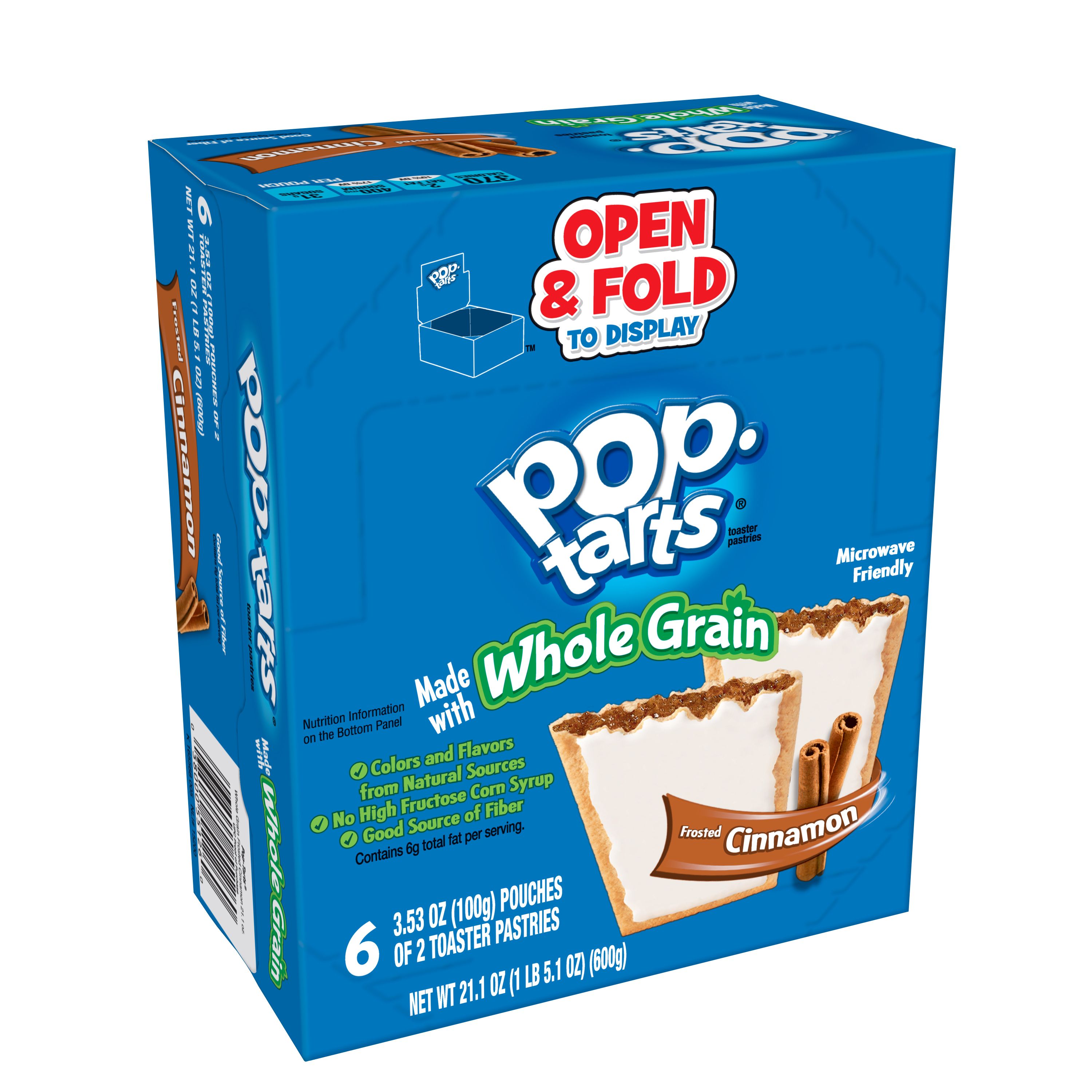 Pop-Tarts® Frosted Cinnamon Made with Whole Grain product image thumbnail 5