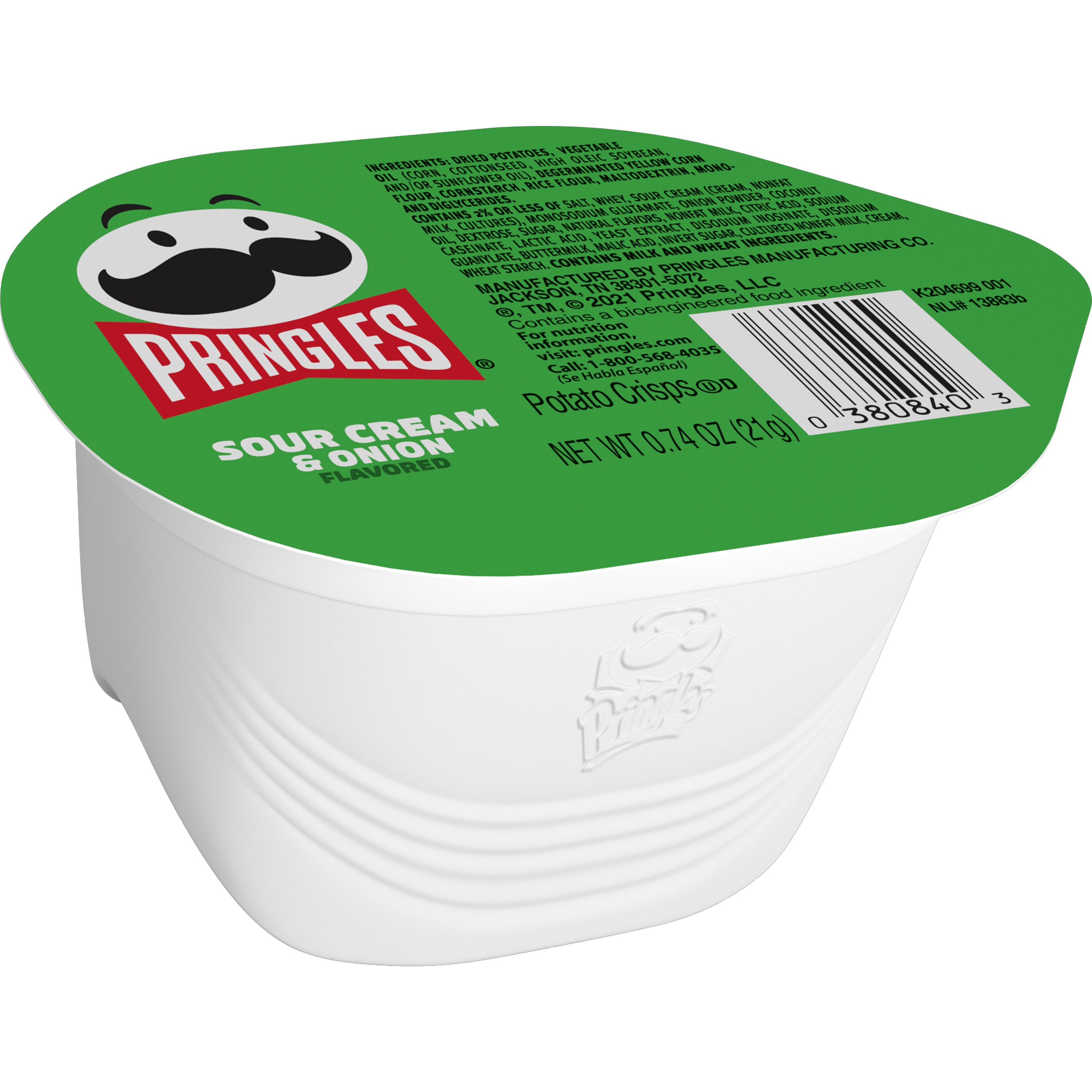 Pringles® Snack Stacks Sour Cream & Onion Crisps - SmartLabel™