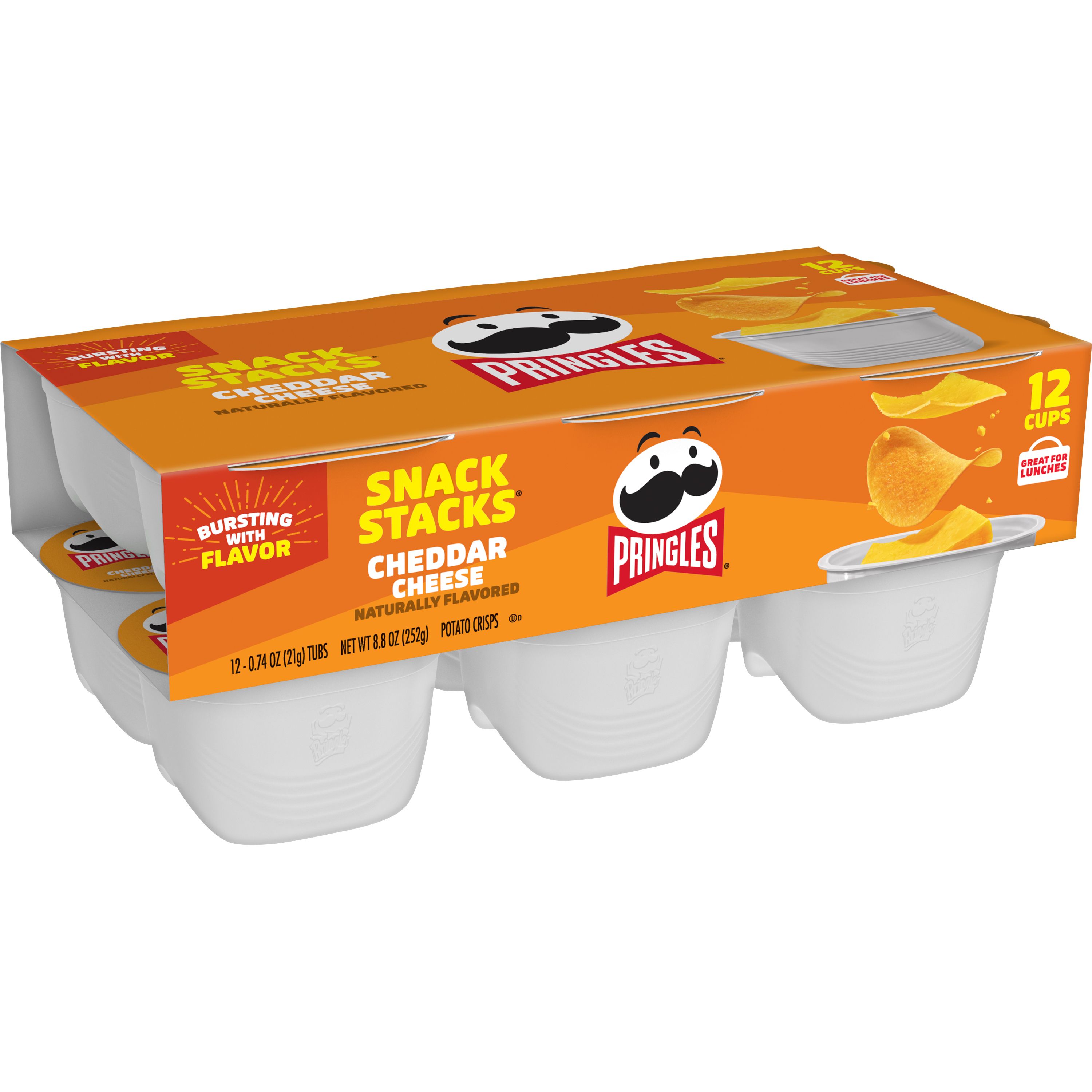 Pringles® Snack Stacks Cheddar Cheese Crisps - SmartLabel™