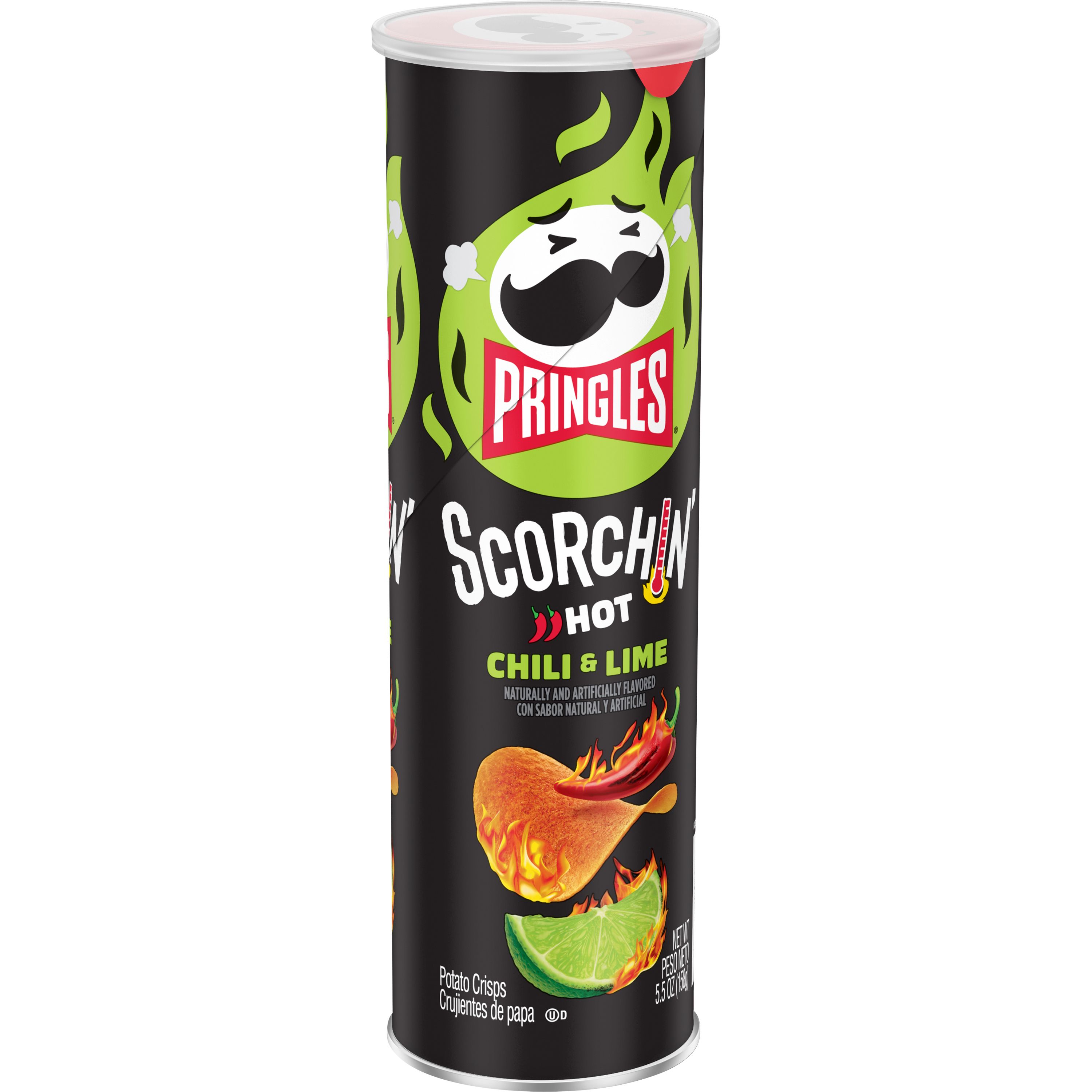 Pringles® Scorchin' Chili & Lime Potato Crisps