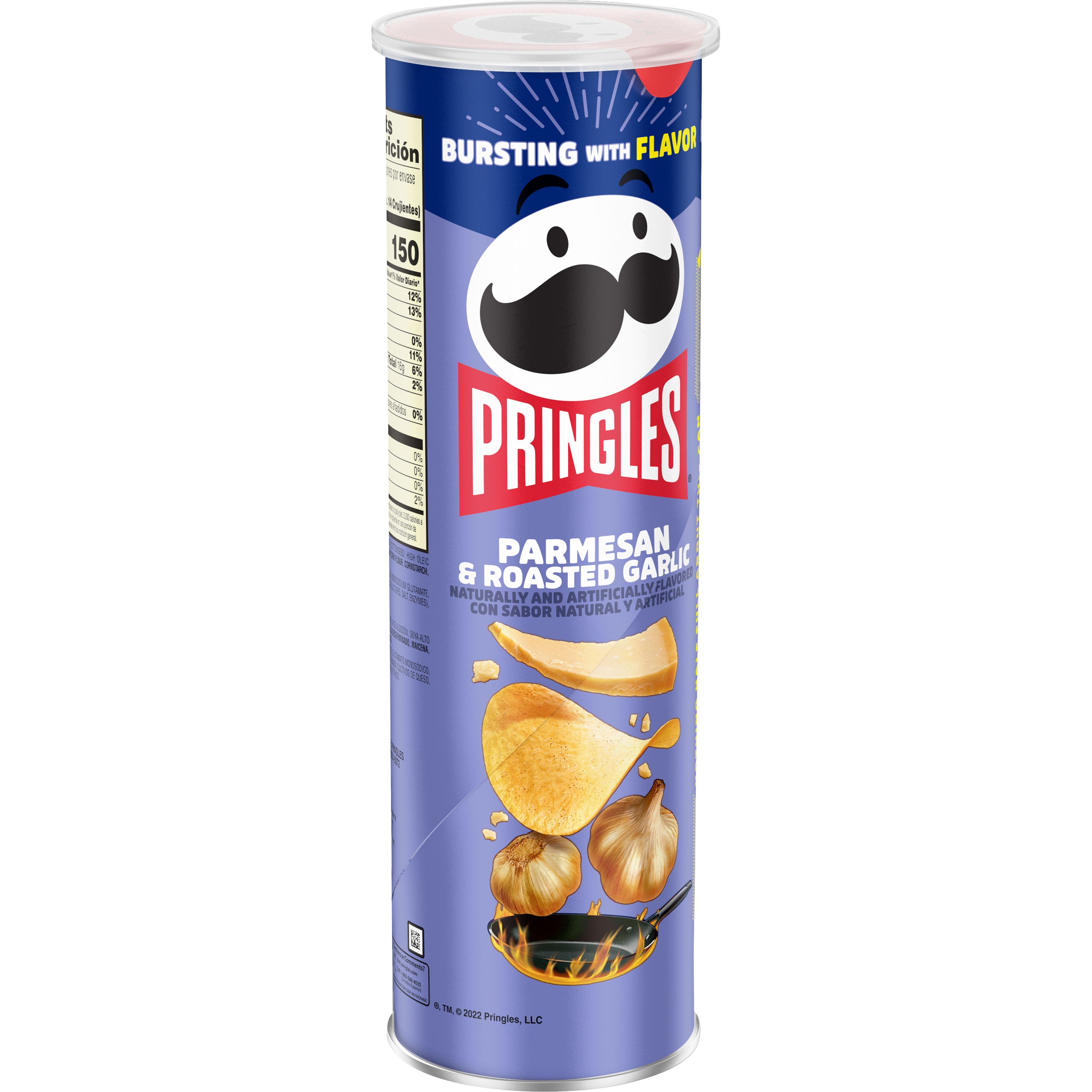 Pringles® Parmesan & Roasted Garlic Crisps - SmartLabel™