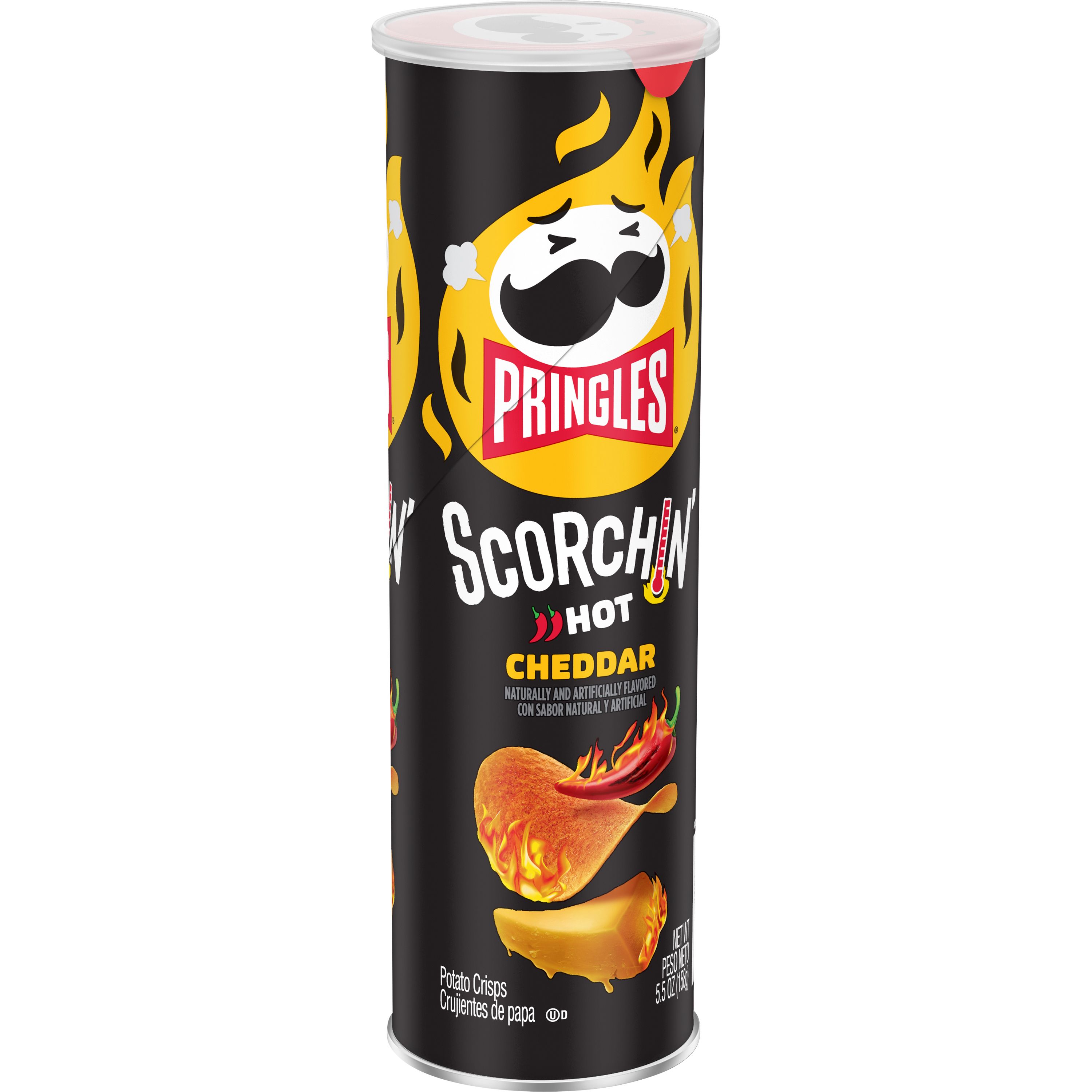 Pringles® Scorchin’ Cheddar Crisps - SmartLabel™
