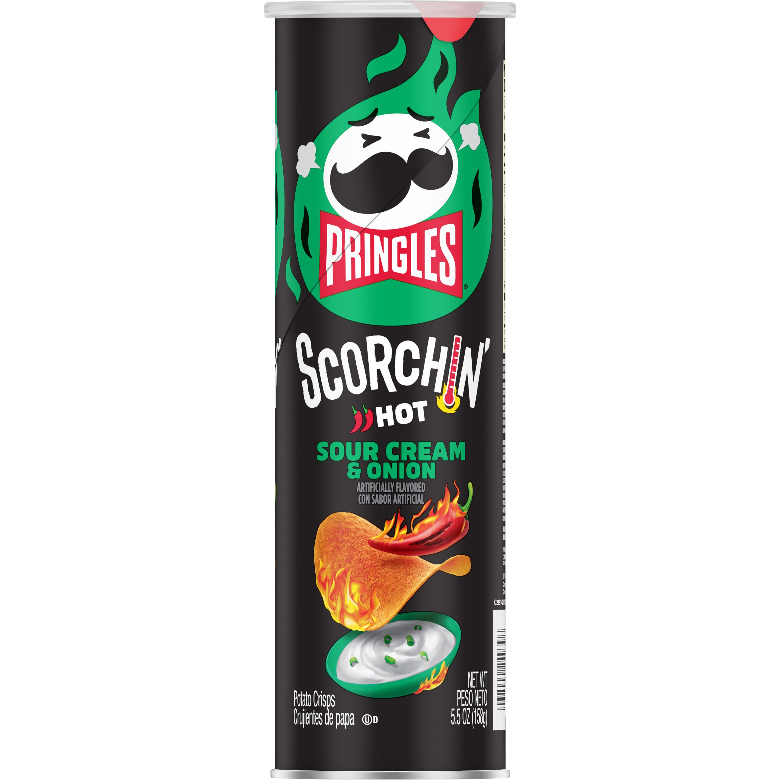 Pringles® Scorchin' Sour Cream & Onion Crisps