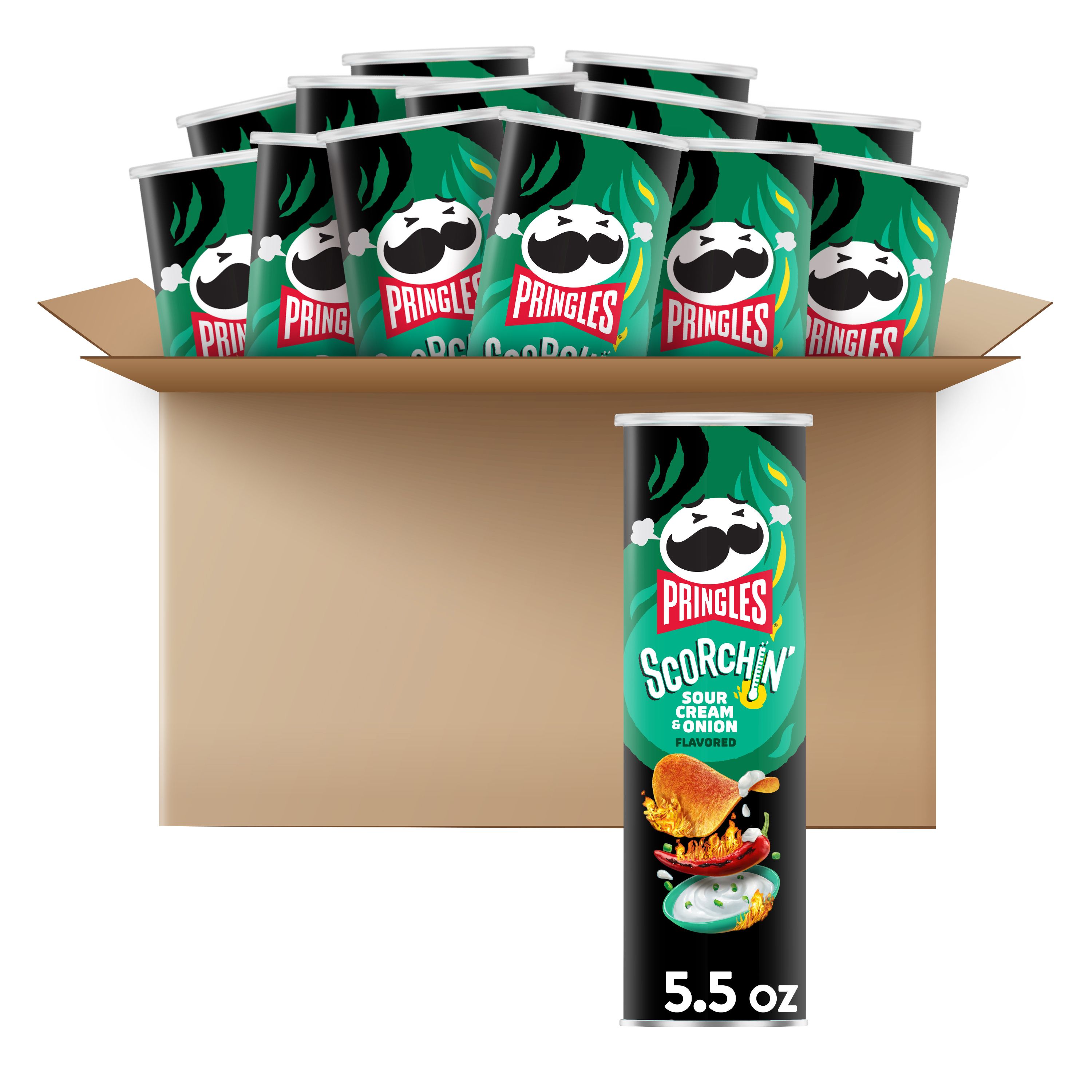 Pringles® Scorchin' Sour Cream & Onion Crisps