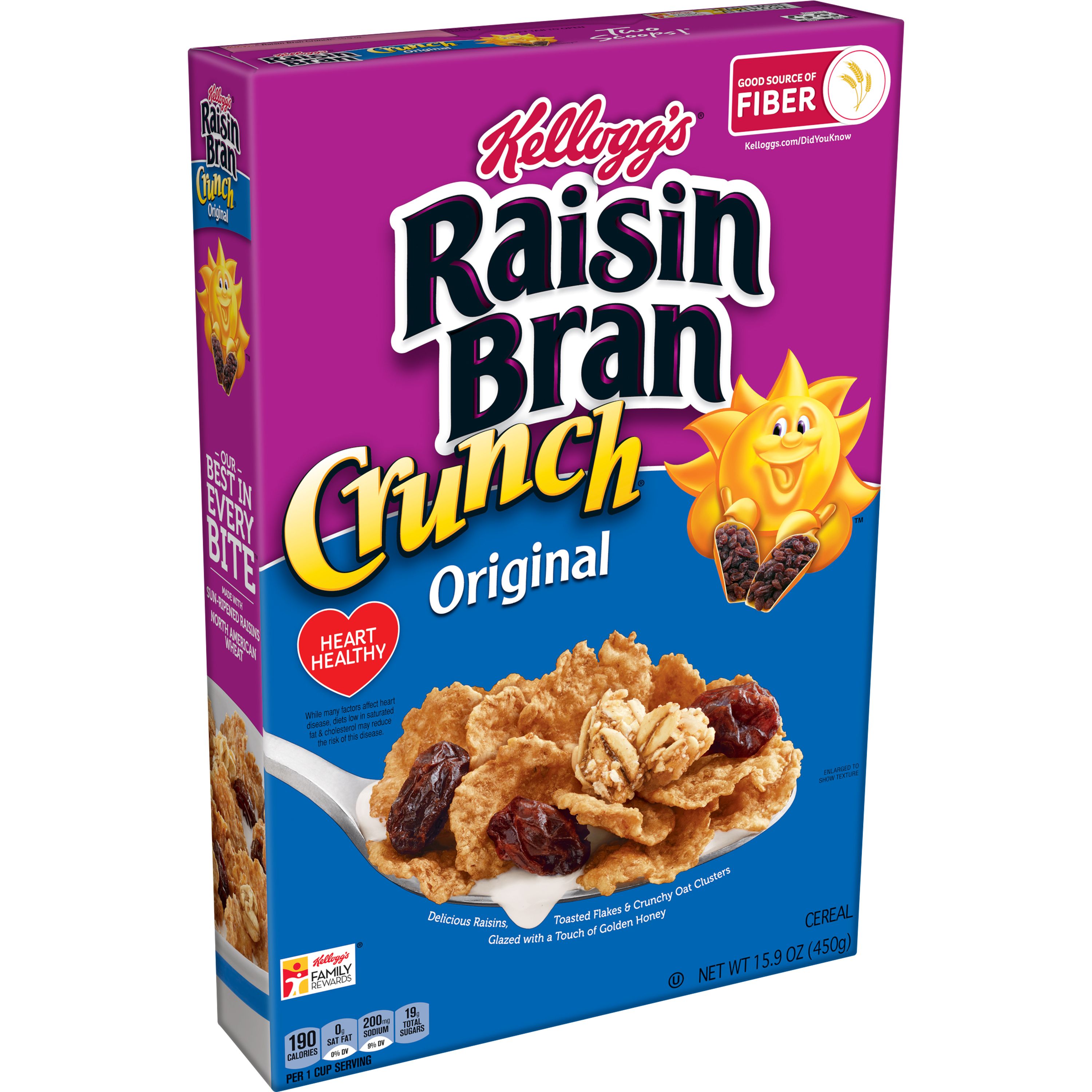 Kellogg s Raisin Bran Crunch Cereal SmartLabel 