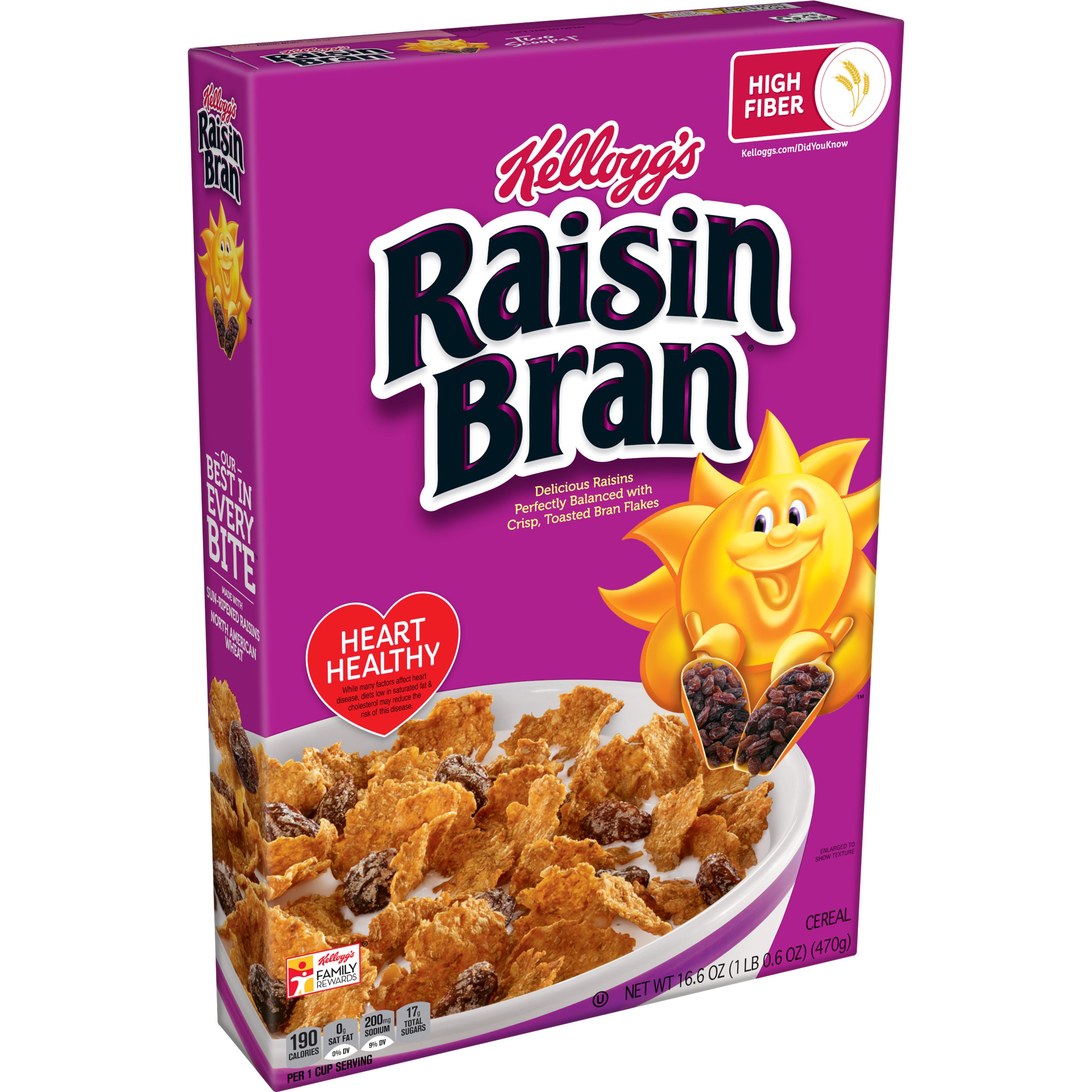 Kellogg s Raisin Bran Original Cereal SmartLabel 