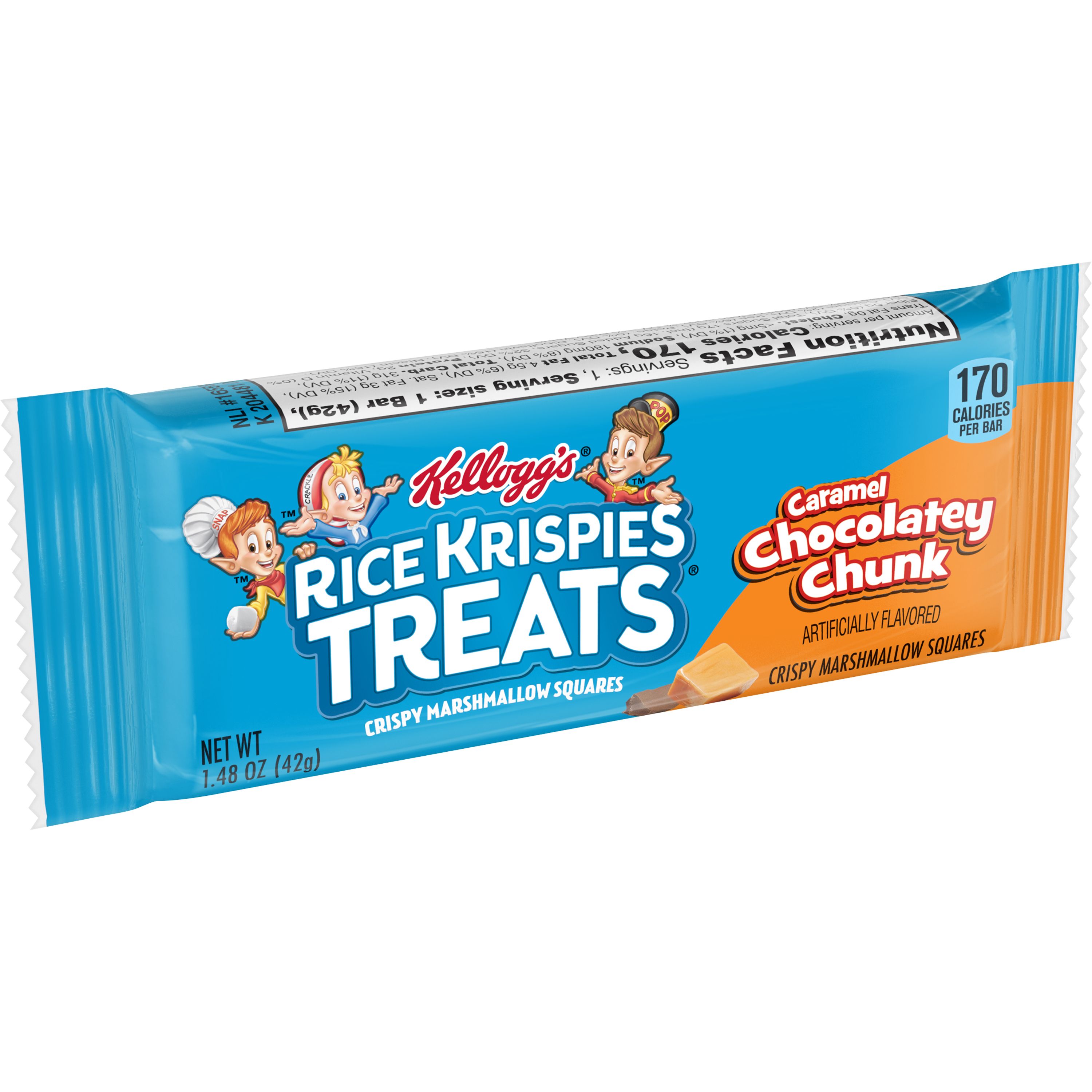 Kellogg's® Rice Krispies Treats® Caramel Chocolatey Chunk bars ...
