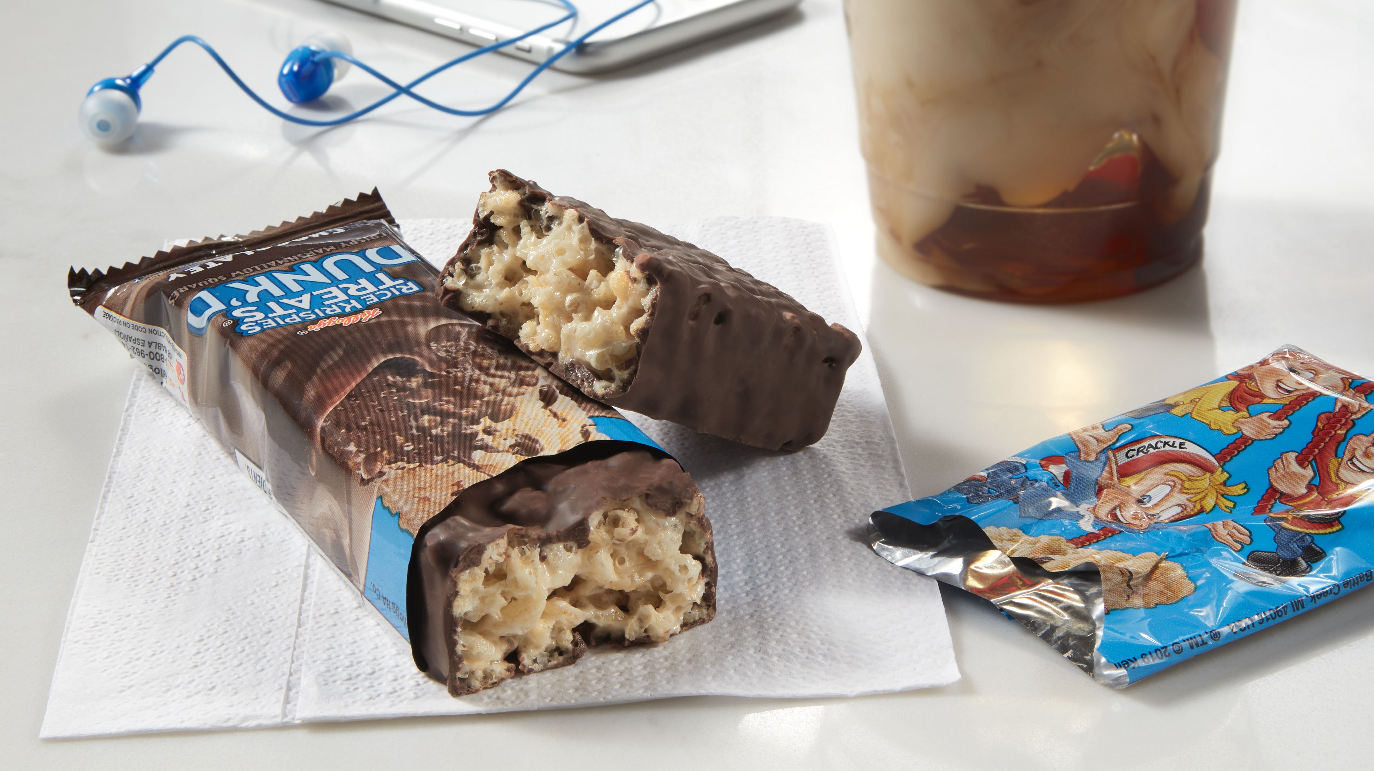 Kellogg's Rice Krispies Treats Squares Chocolatey Dunk'D