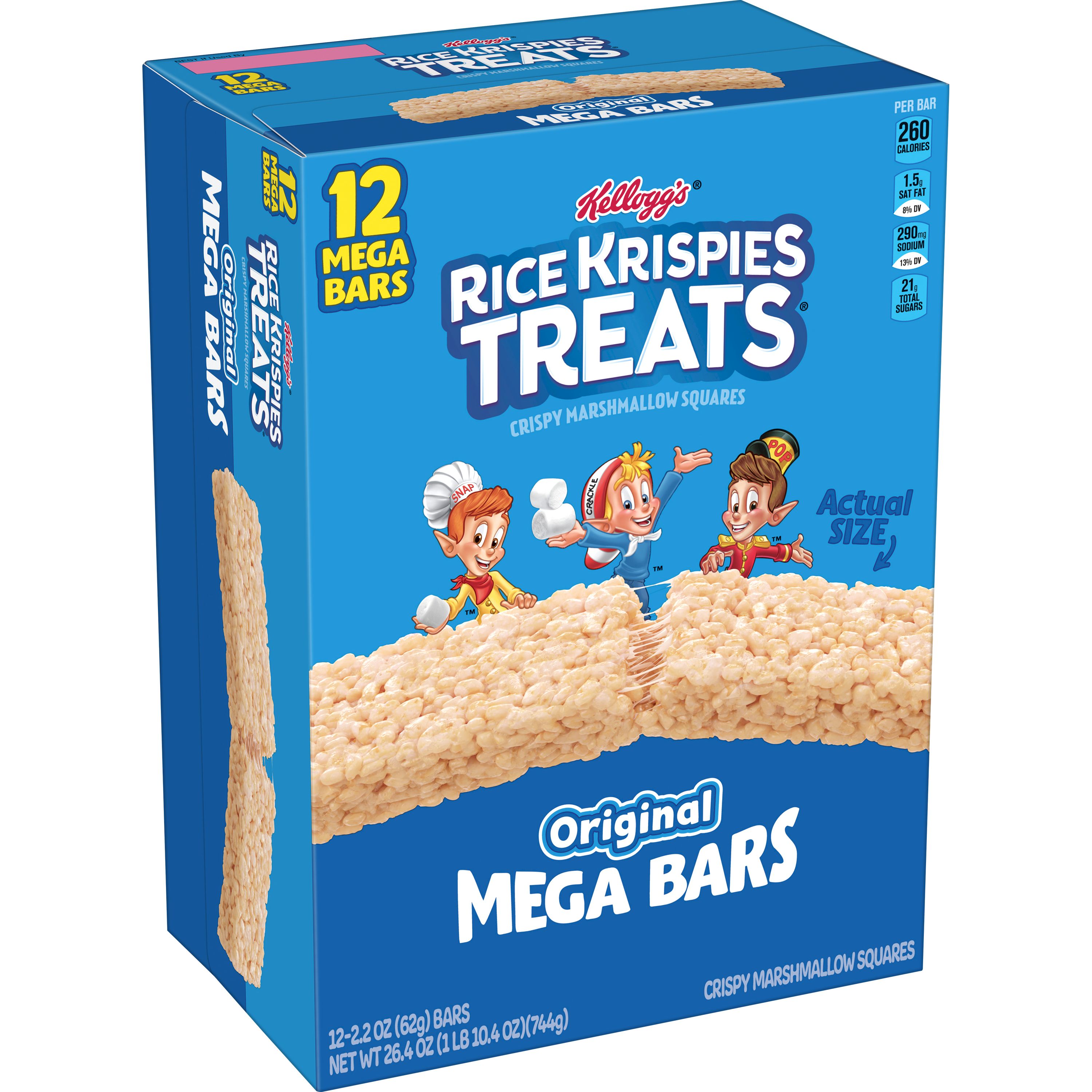 Buy Kellogg's Rice Krispies Treats Cri Marshmallow Squares Original, 0.78  Oz, 40 Ct Online at desertcartINDIA