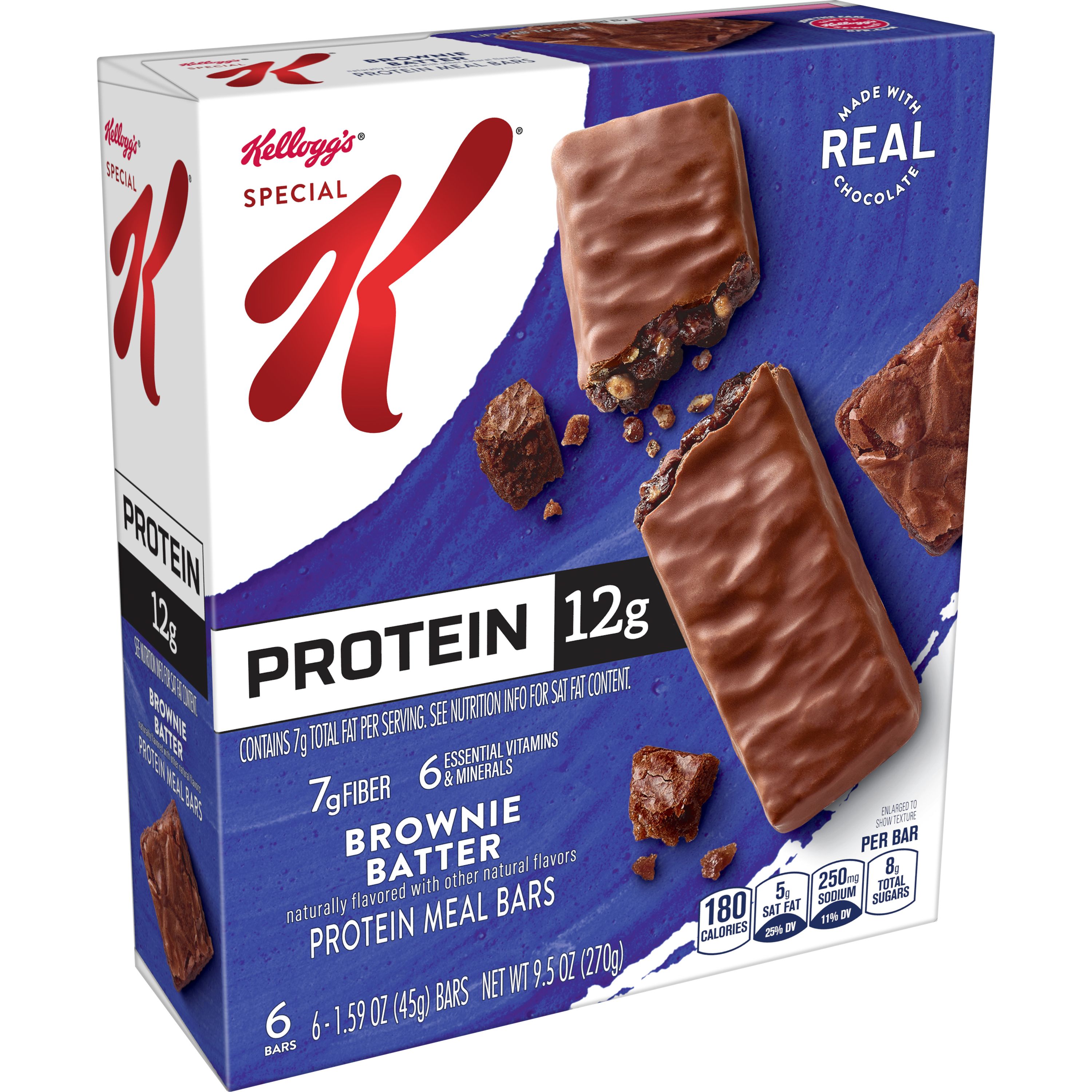 Kellogg s Special K Brownie Batter Protein Meal Bars SmartLabel 