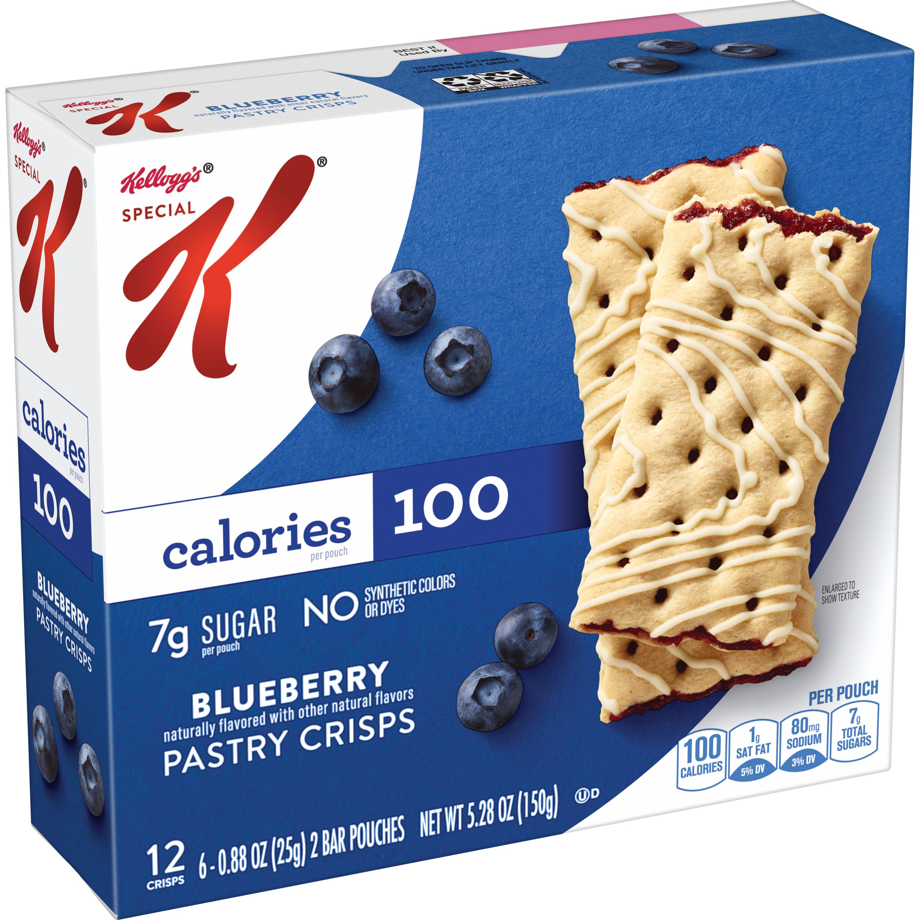 Kellogg's® Special K® Blueberry Pastry Crisps - SmartLabel™