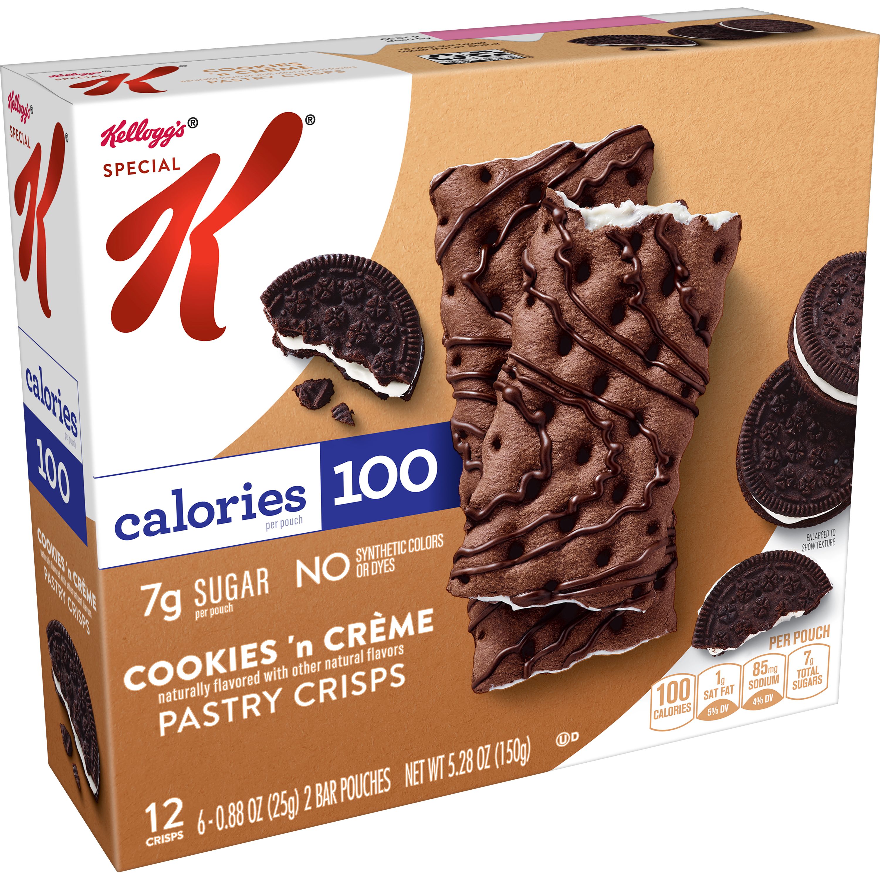 Kellogg's® Special K® Cookies 'n Créme Pastry Crisps SmartLabel™