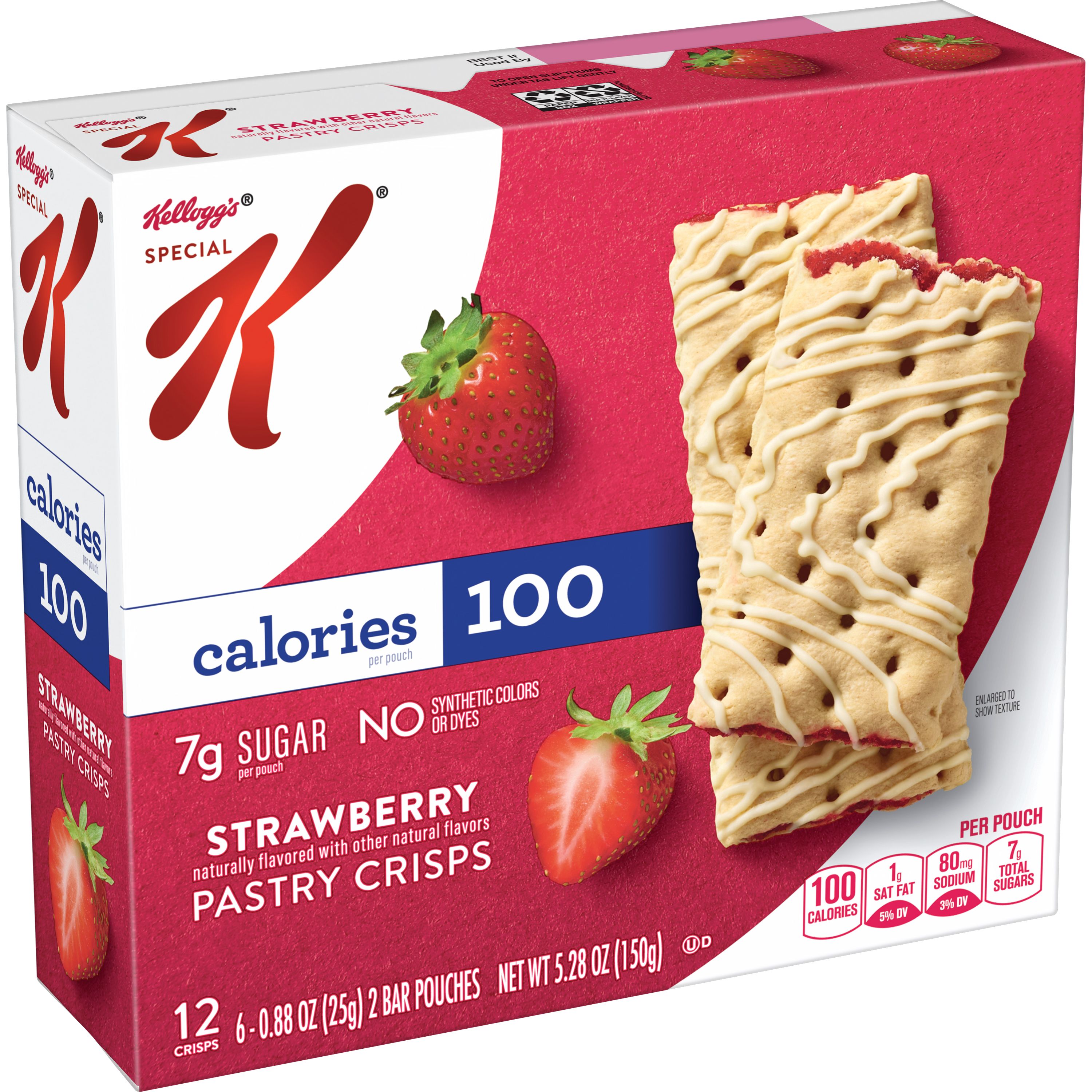 Kellogg's® Special K® Strawberry Pastry Crisps - SmartLabel™