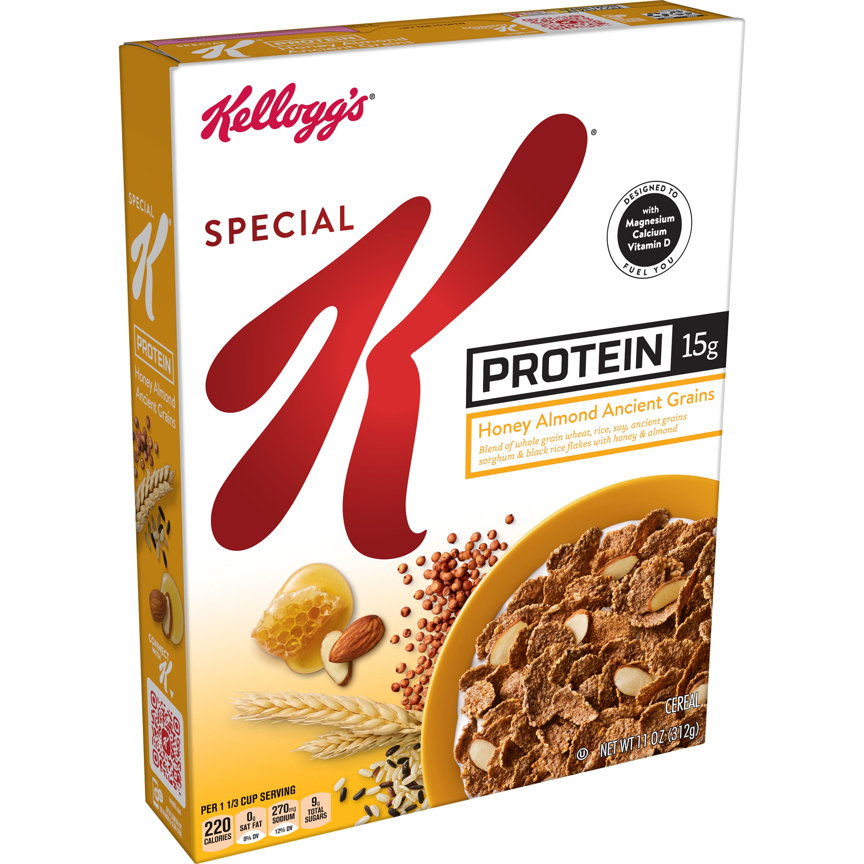 Kellogg S® Special K® Protein Honey Almond Ancient Grain Cereal Smartlabel™