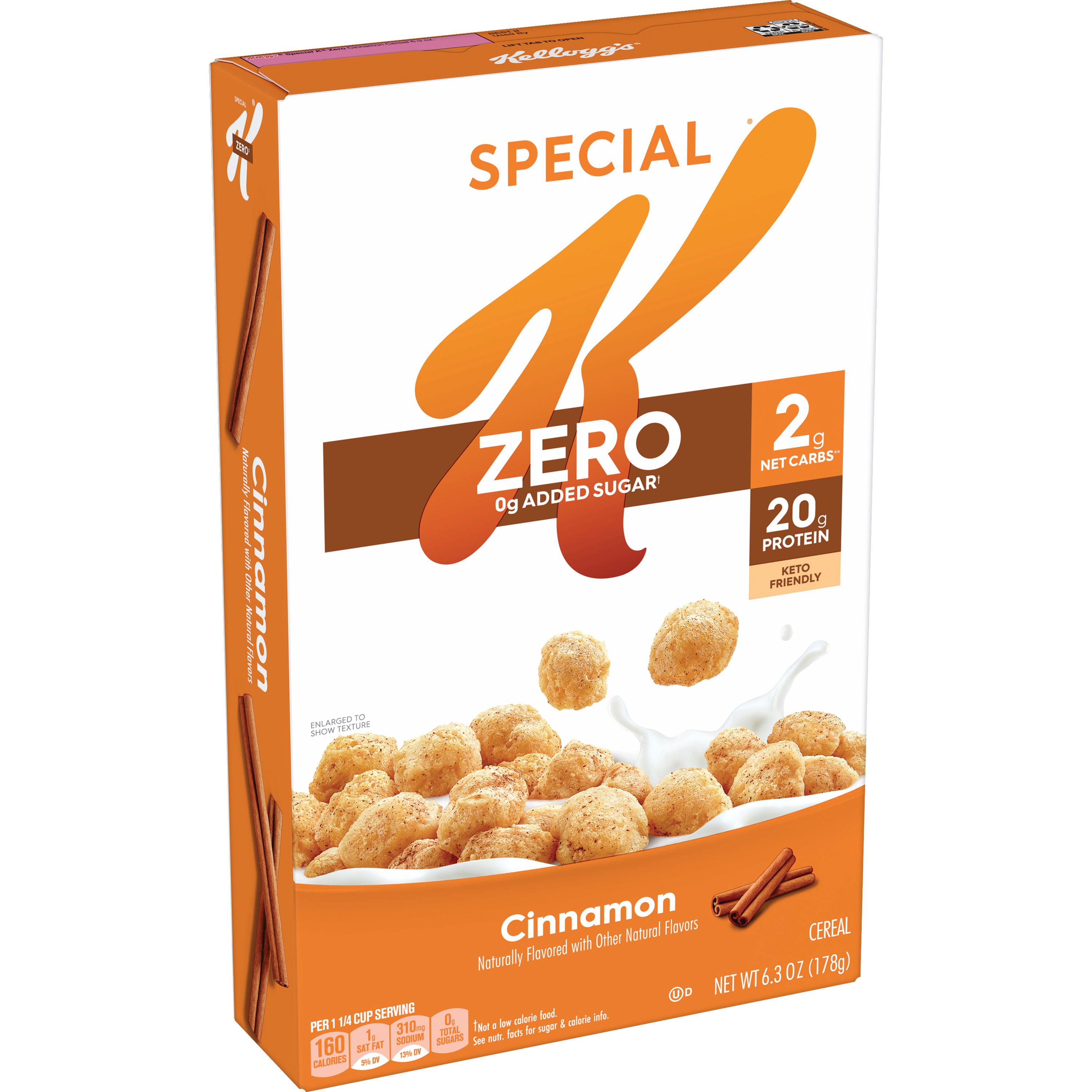 Kellogg s Special K Zero Cinnamon Cereal SmartLabel 