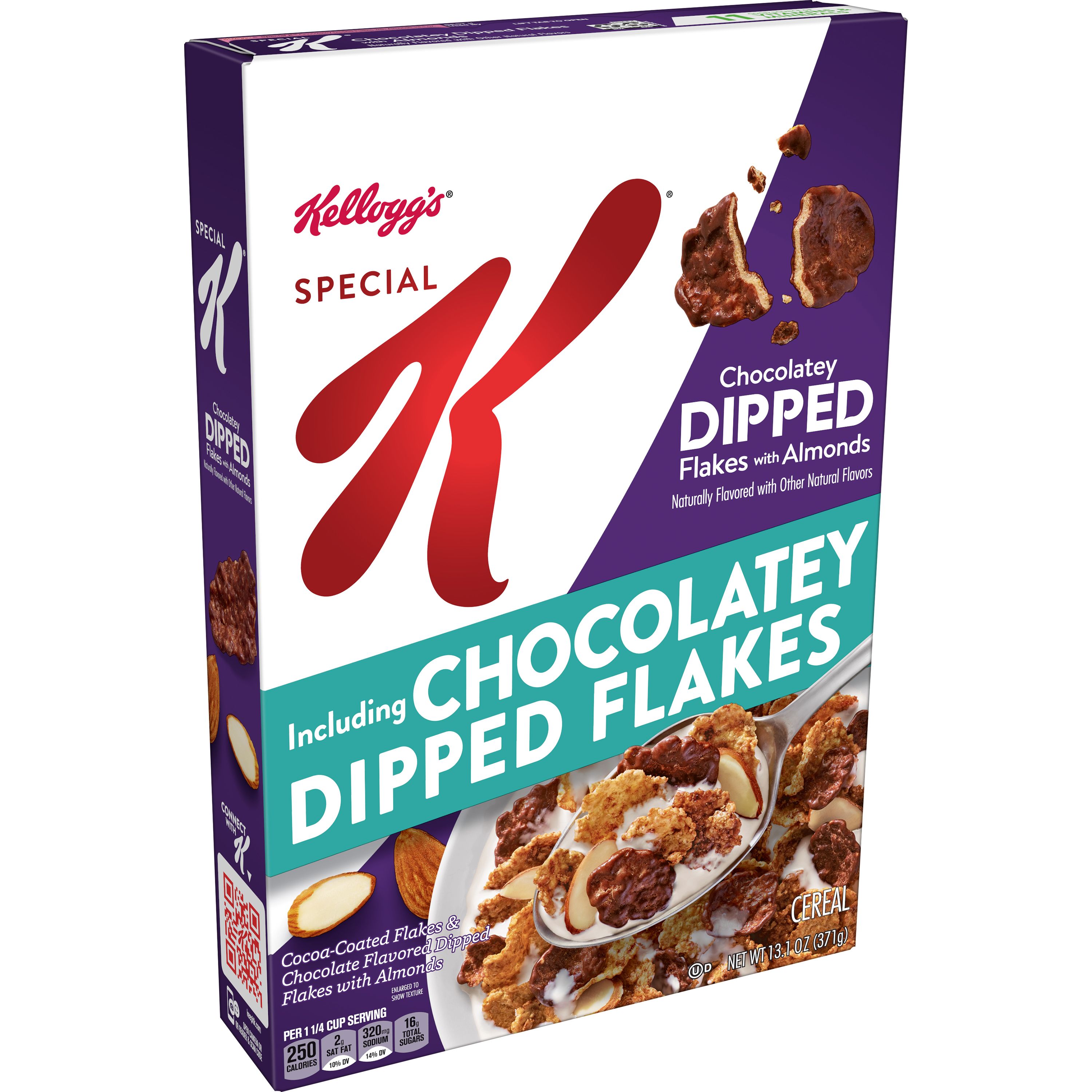 Kelloggs® Special K® Chocolatey Dipped Flakes With Almonds Cereal Smartlabel™