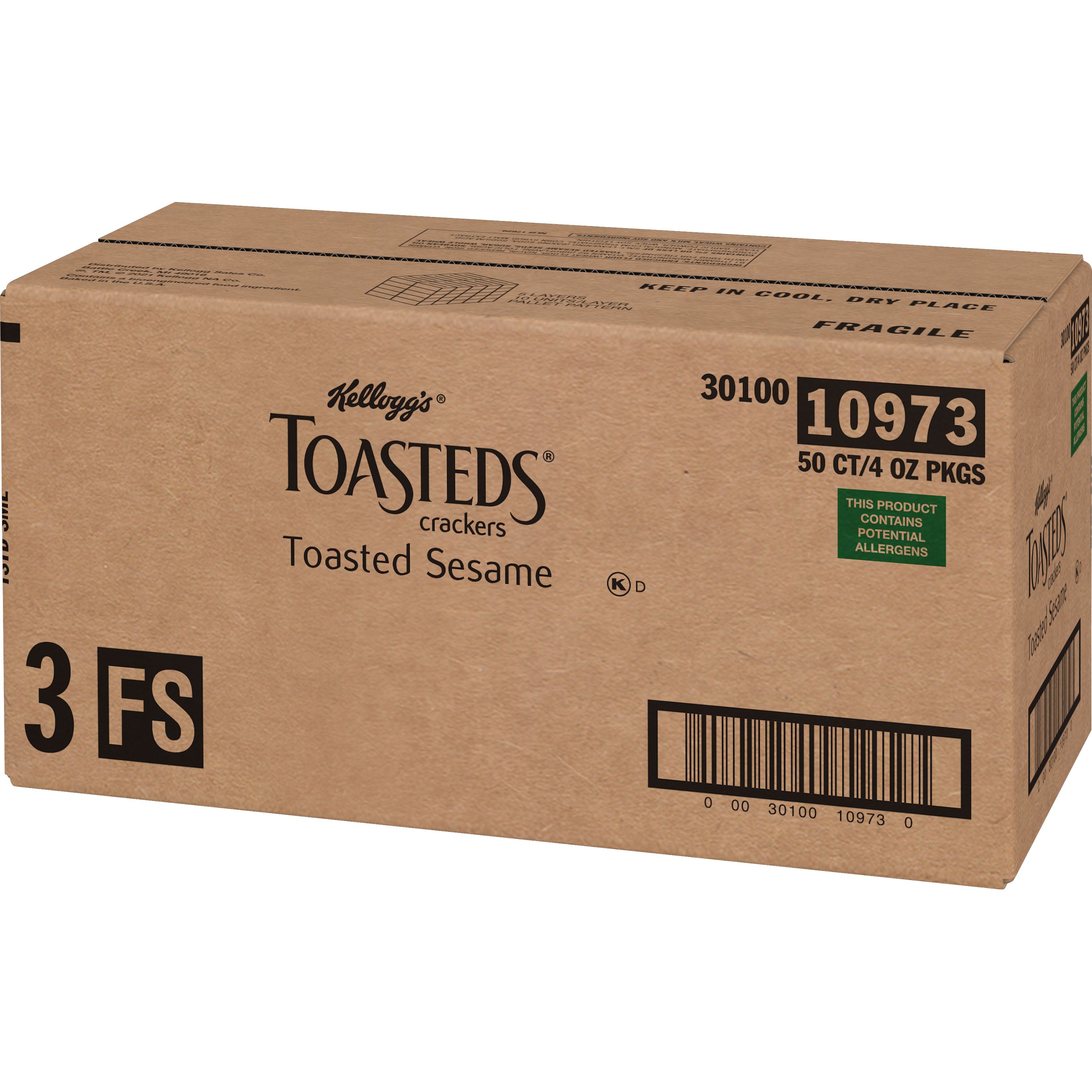 Kelloggs® Toasteds® Toasted Sesame crackers